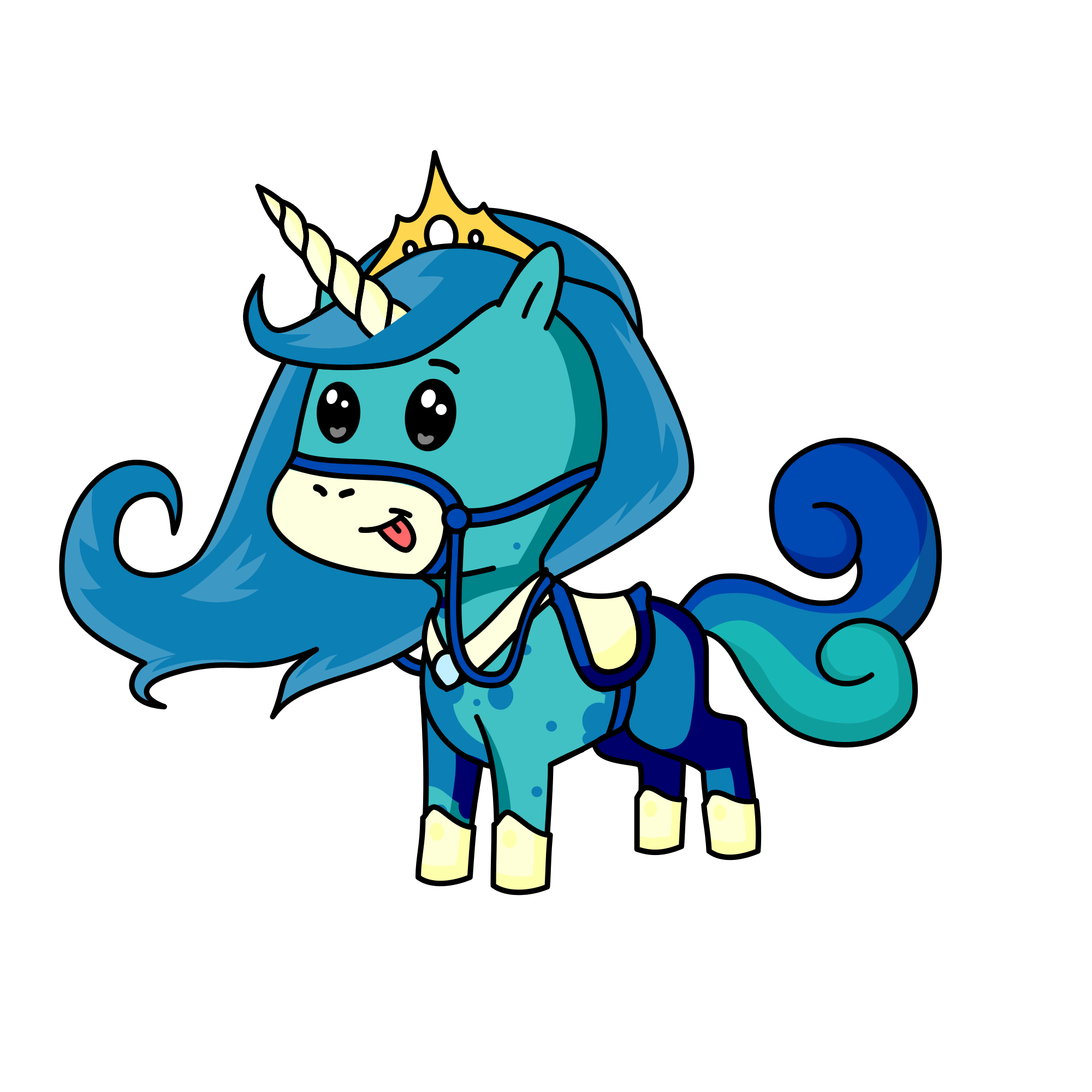 Princess Glacier , the unicorn