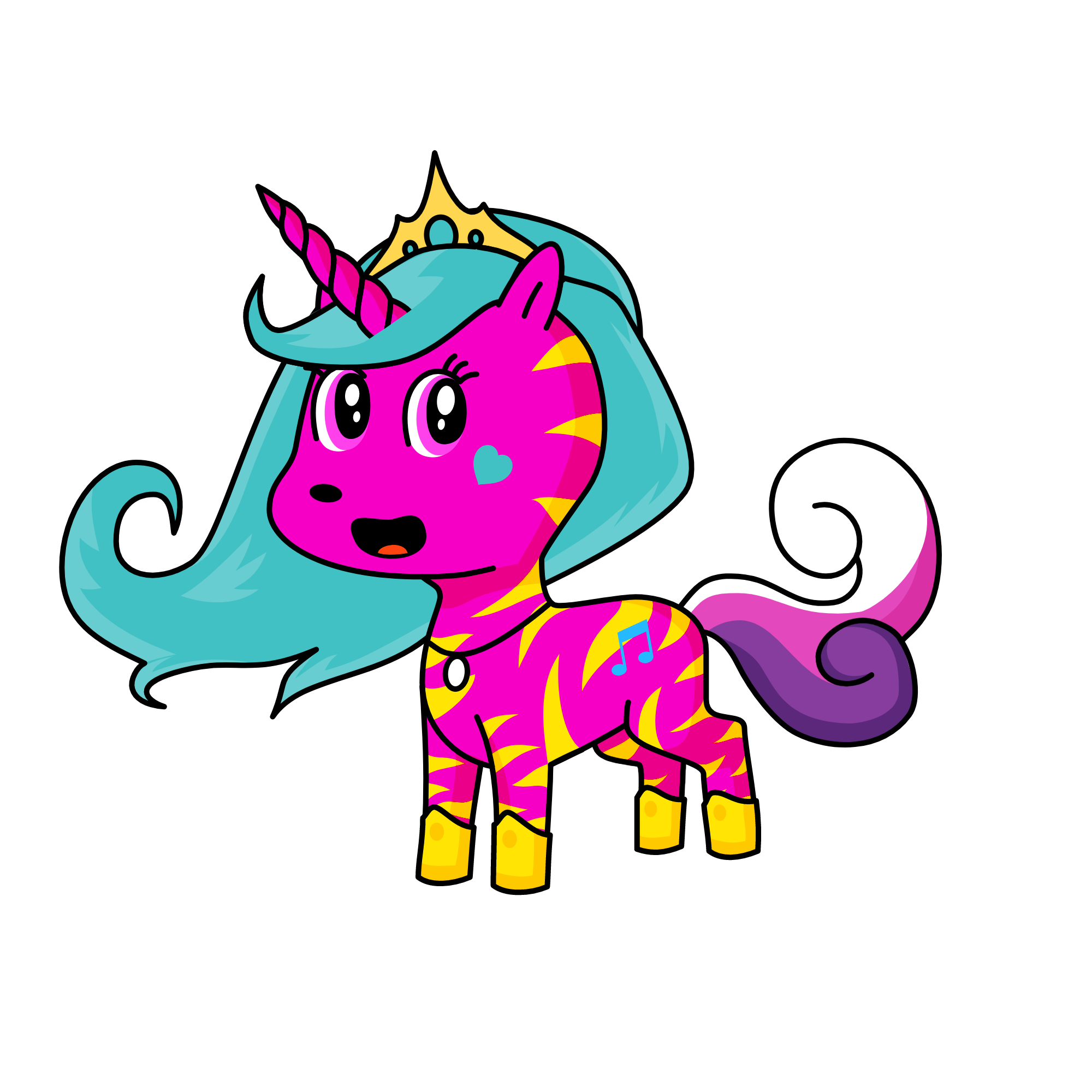 winter, the unicorn