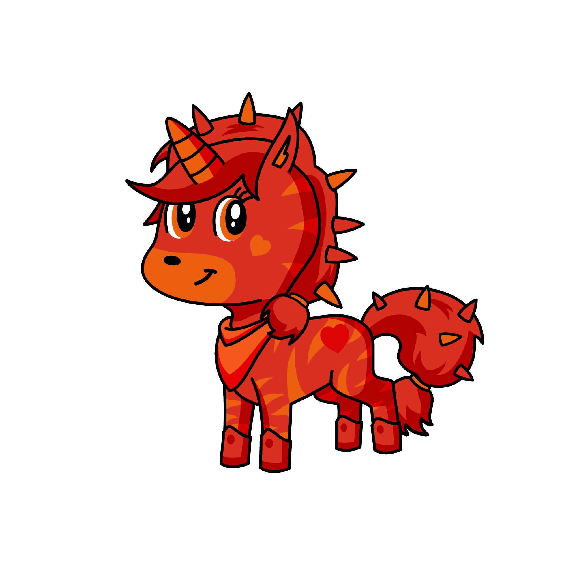 fire gold, the unicorn
