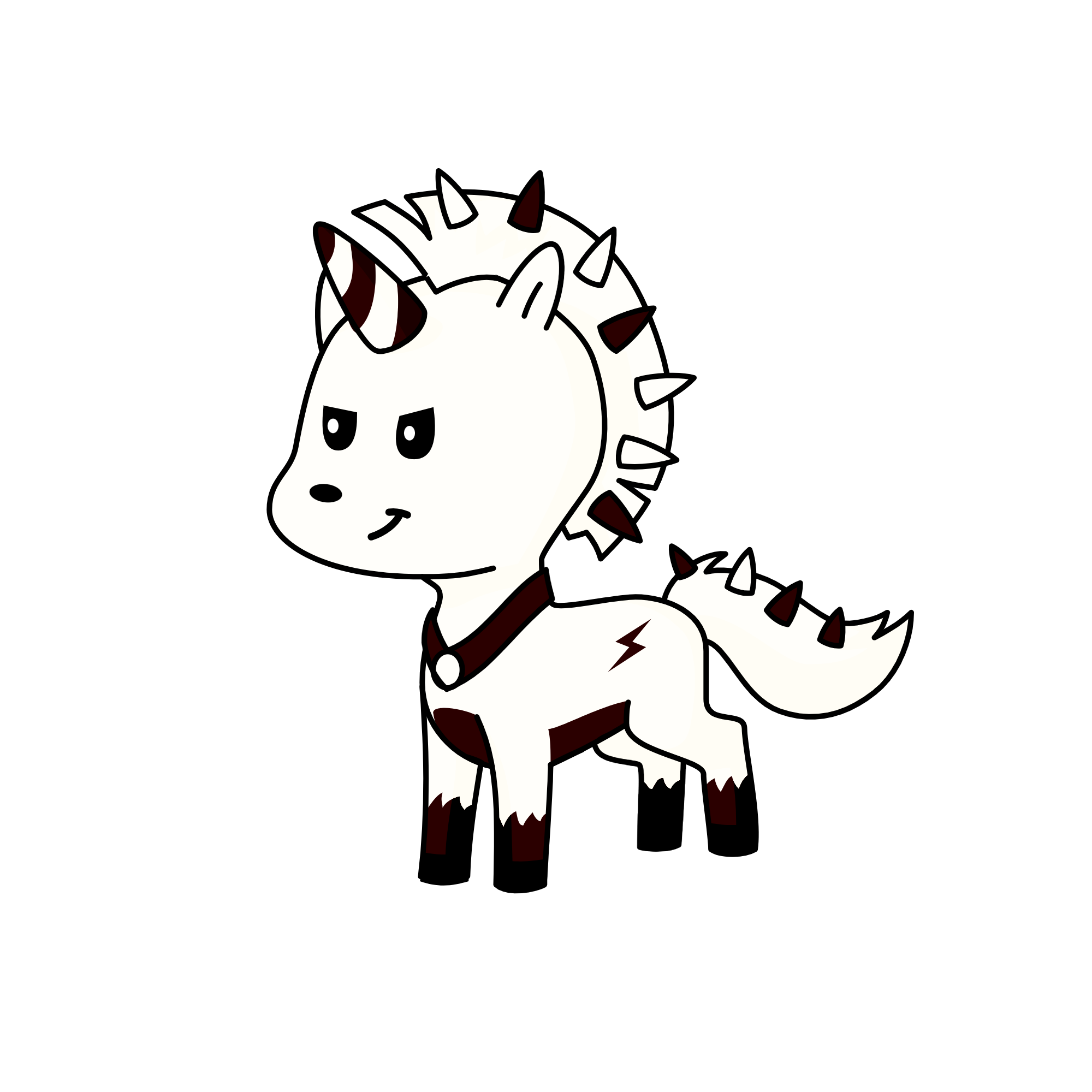 Spike, the unicorn