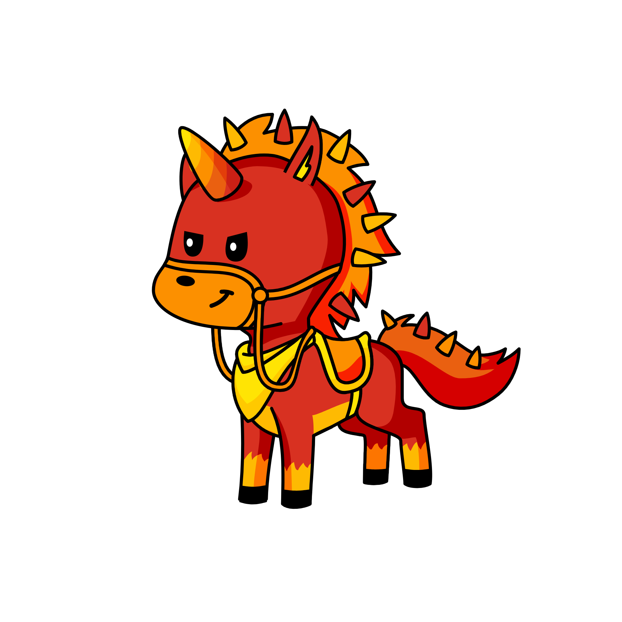 Fire, the unicorn