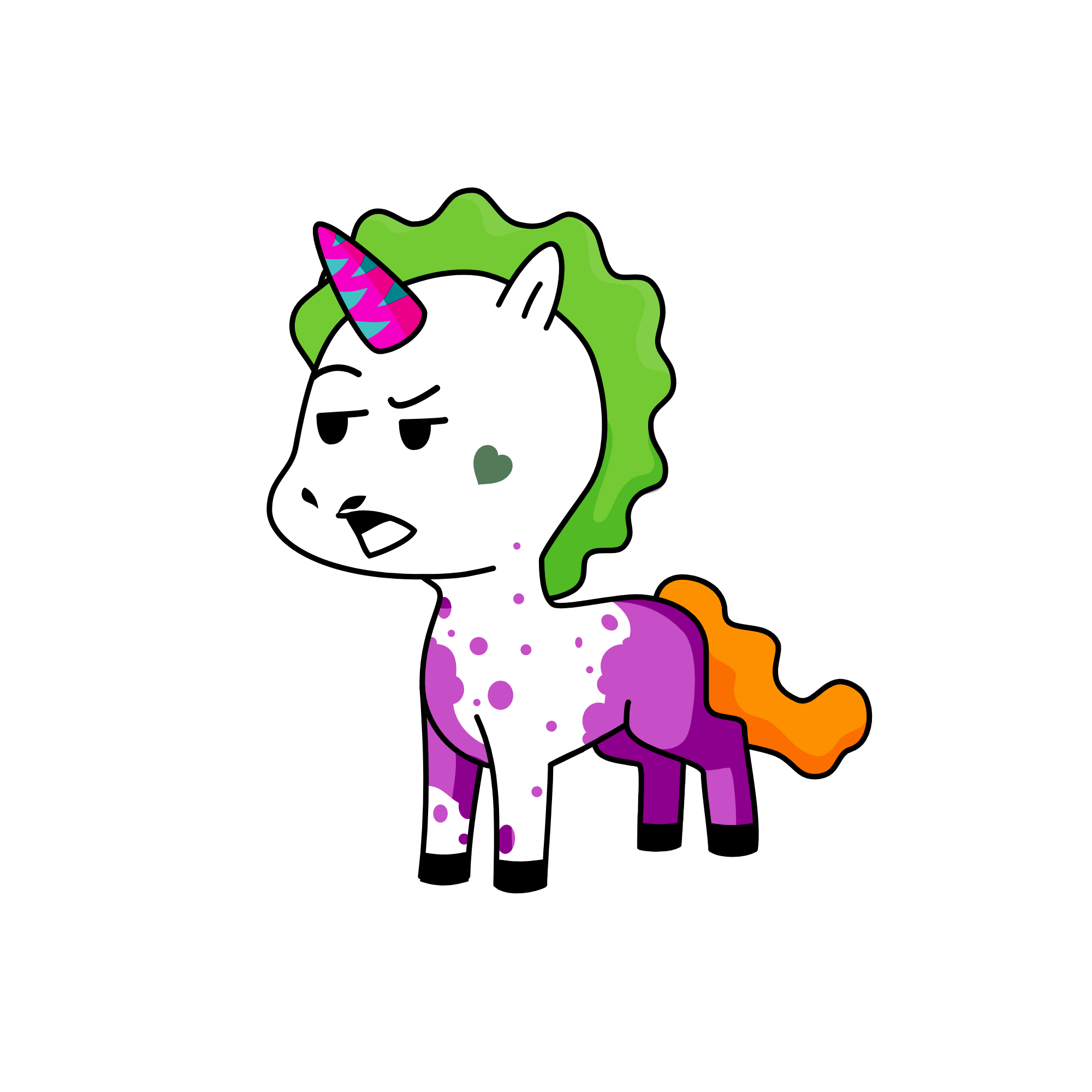 poop, the unicorn