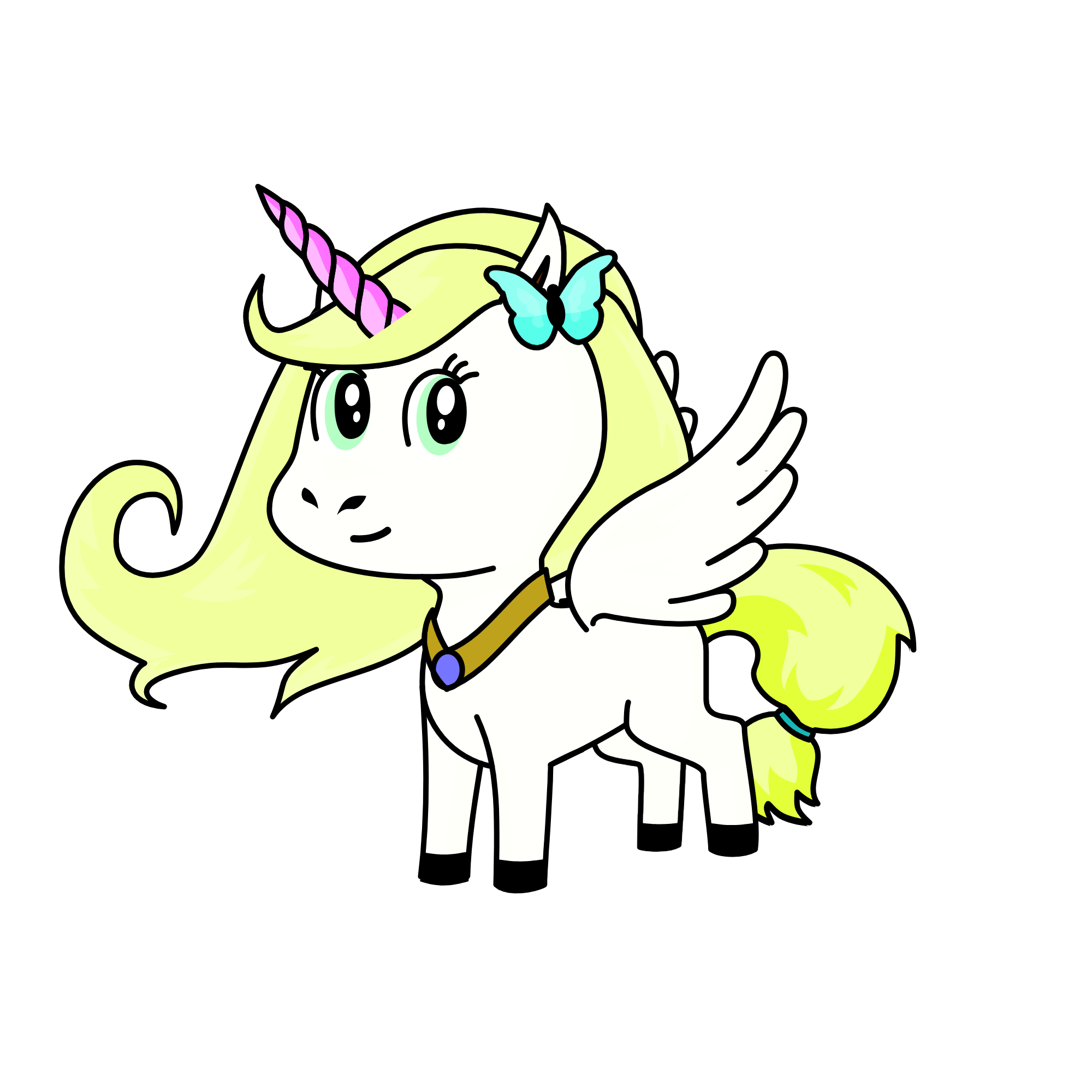 Sun, the unicorn