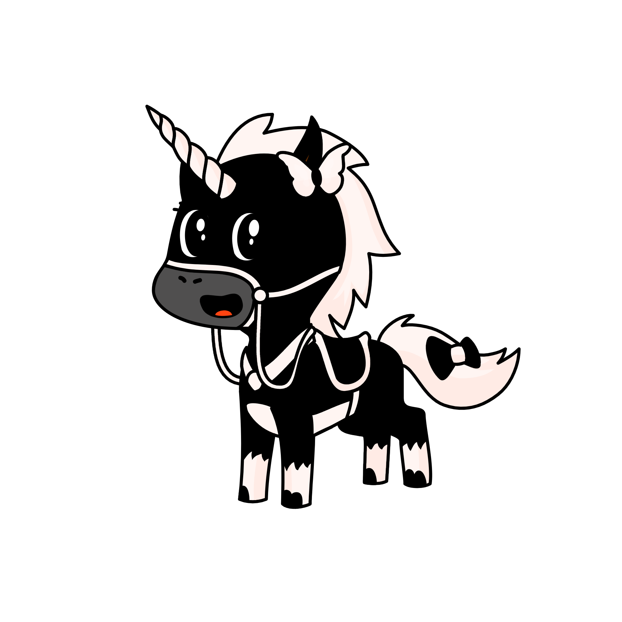 Dark Shadow Moon, the unicorn