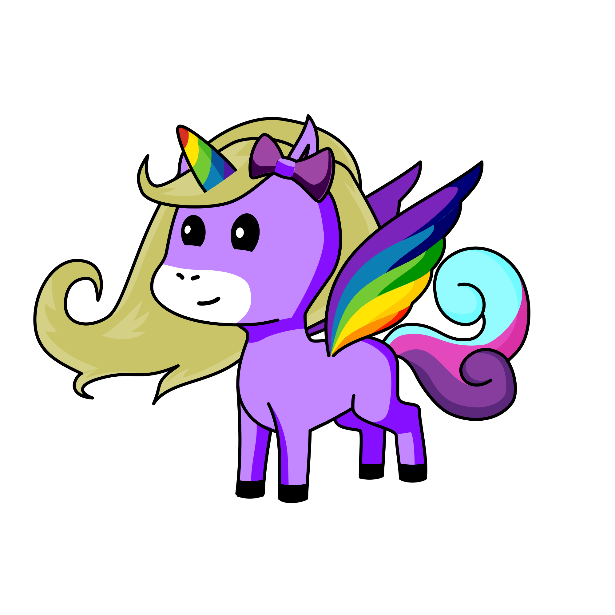 Love Heart, the unicorn