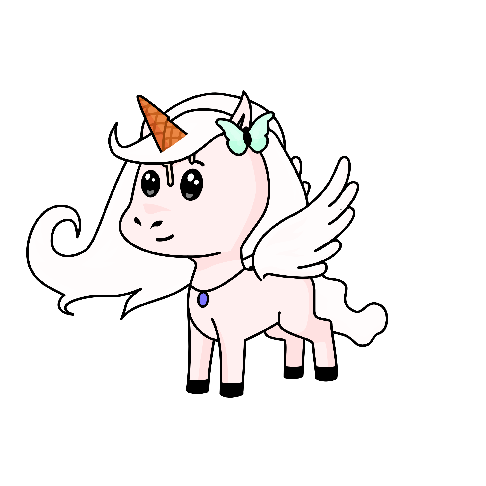 Vanilla, the unicorn