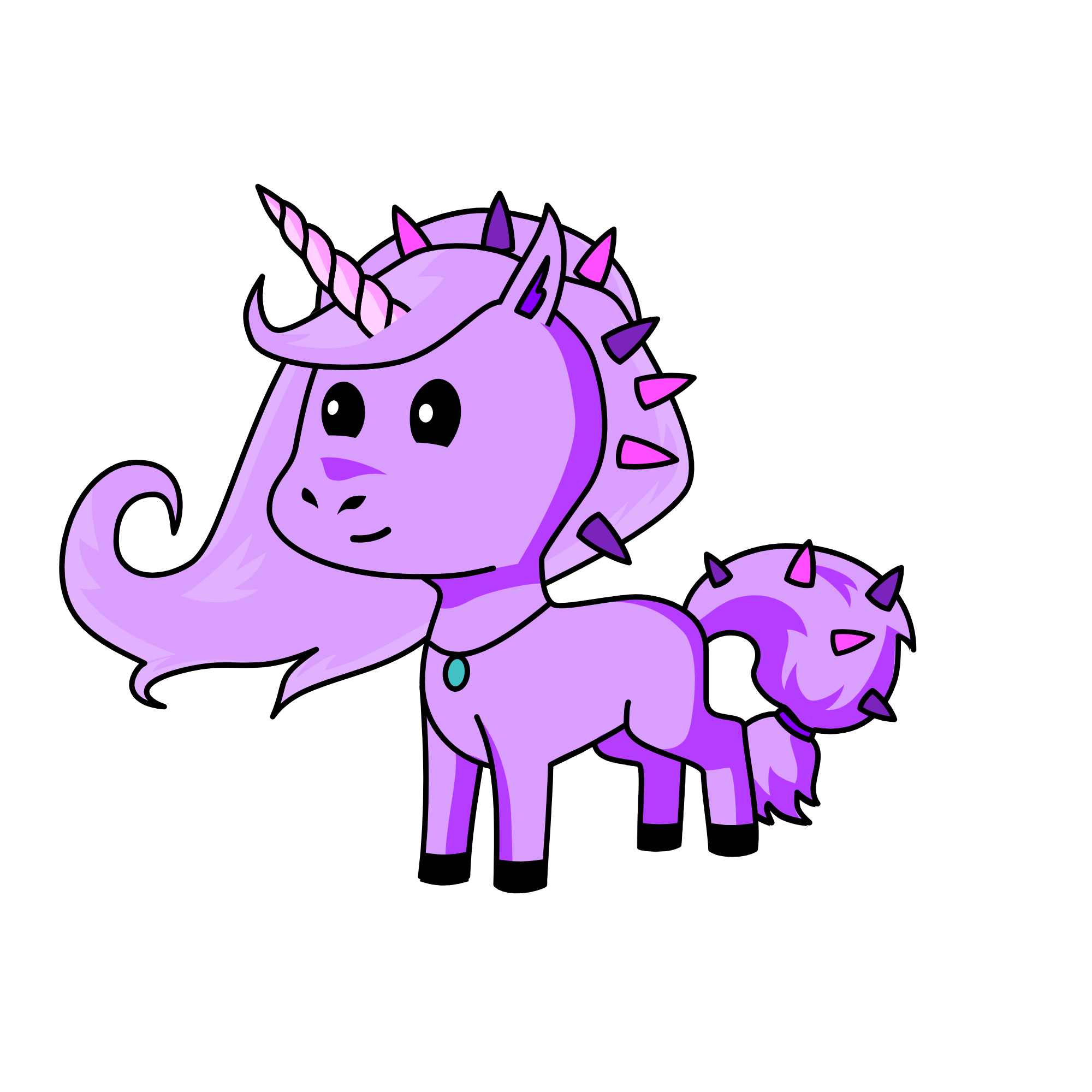 Grape, the unicorn