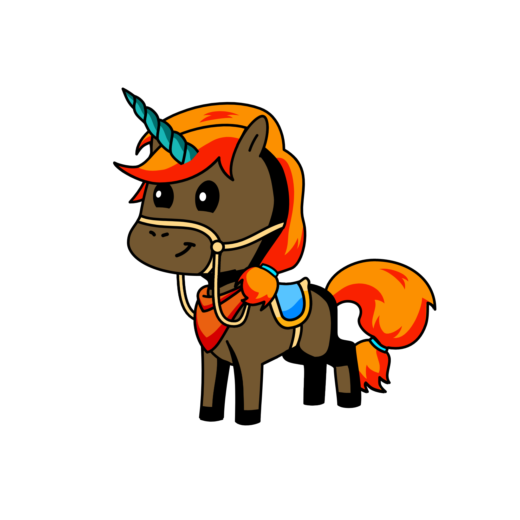 Tricky, the unicorn