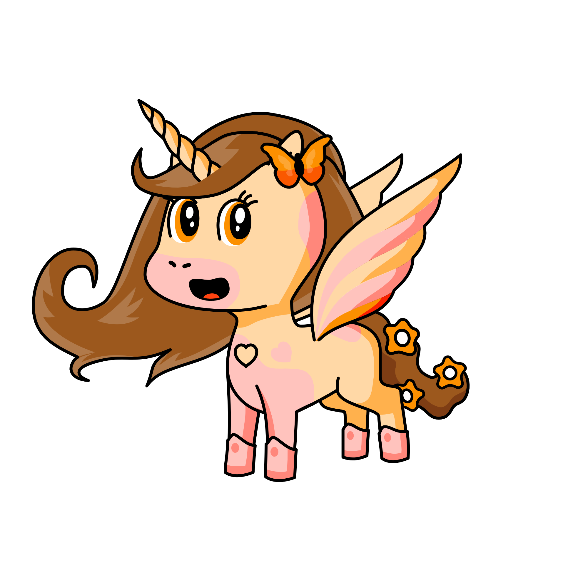 Gabby, the unicorn