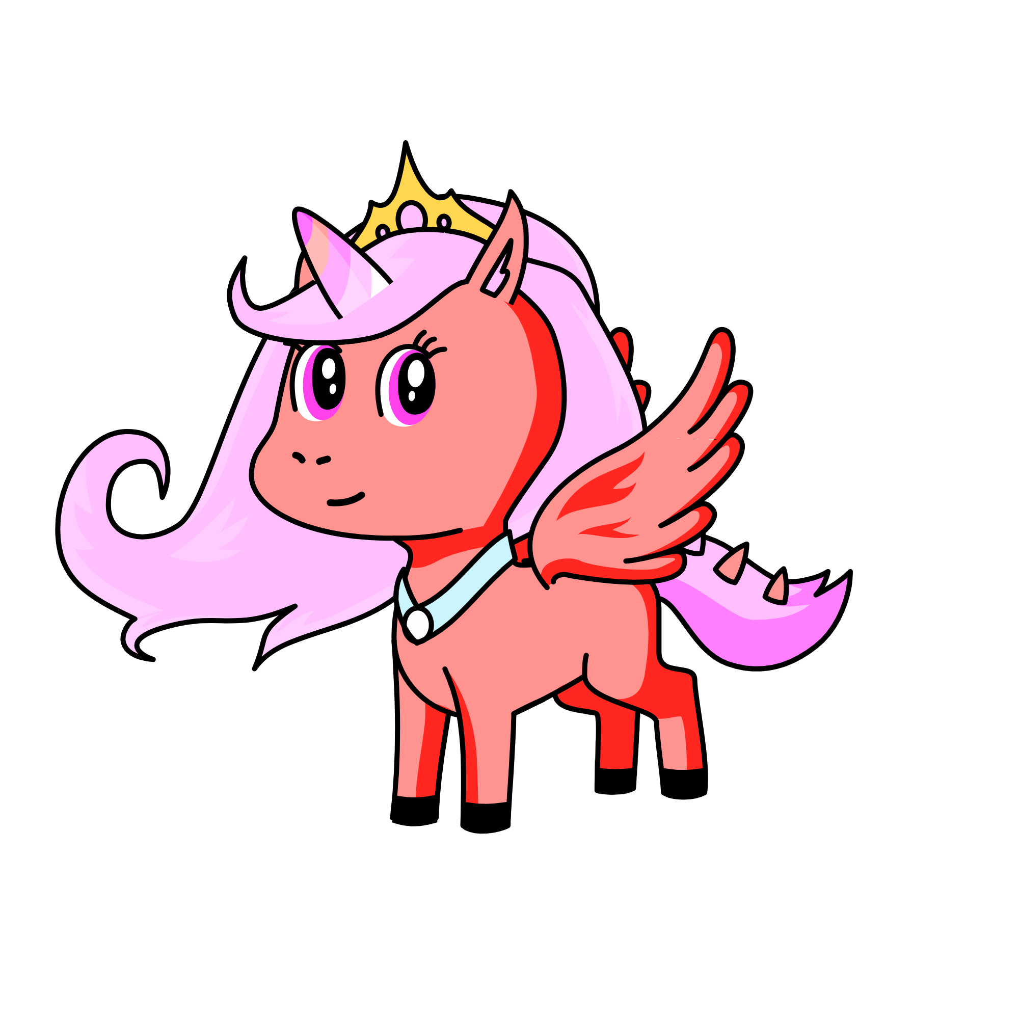 Rasberry, the unicorn