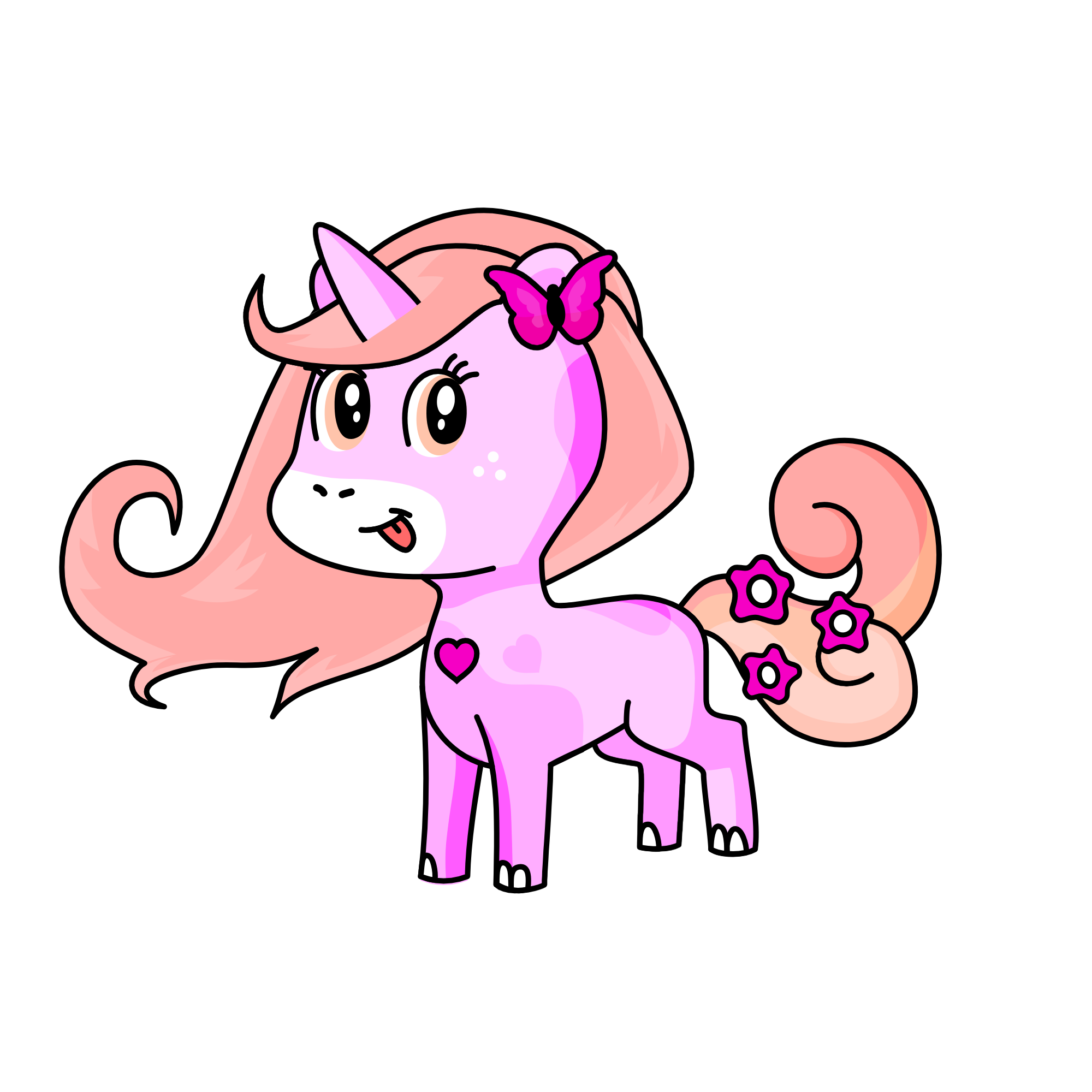 Bubble, the unicorn