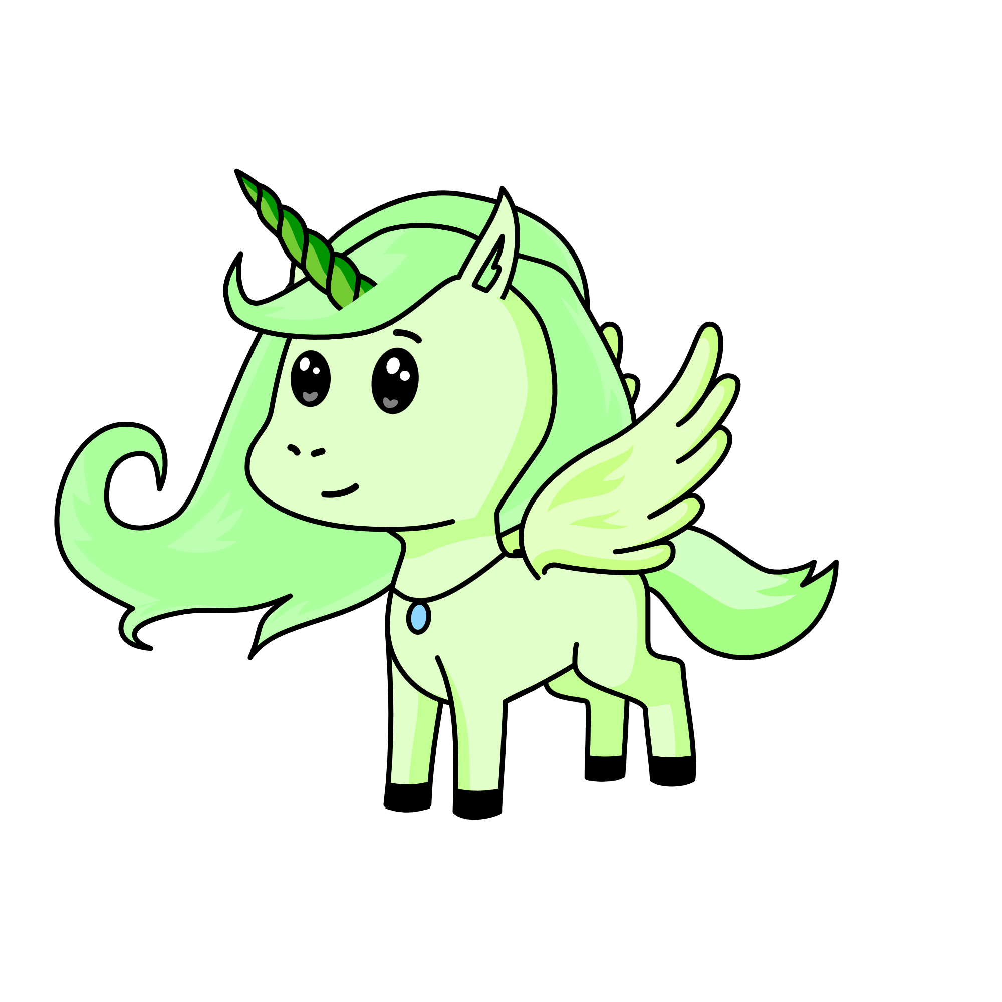Grape, the unicorn