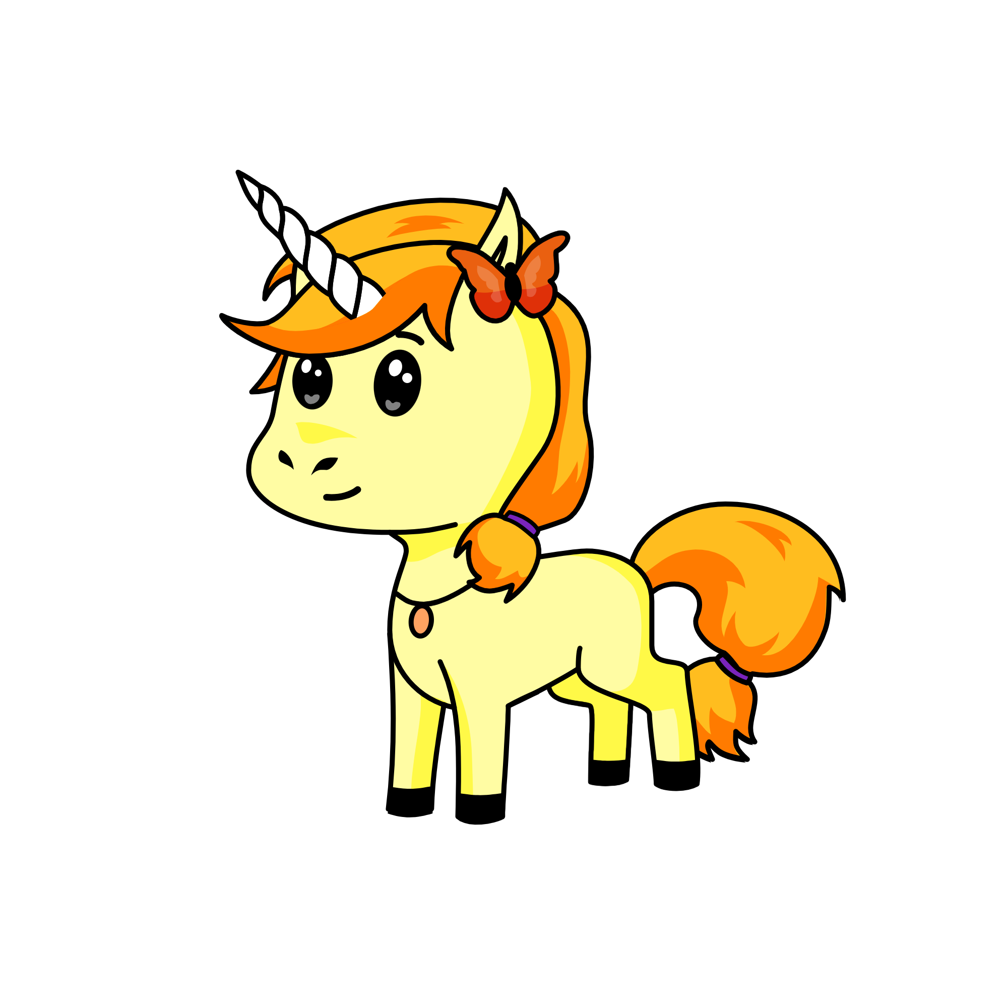 Sandy, the unicorn