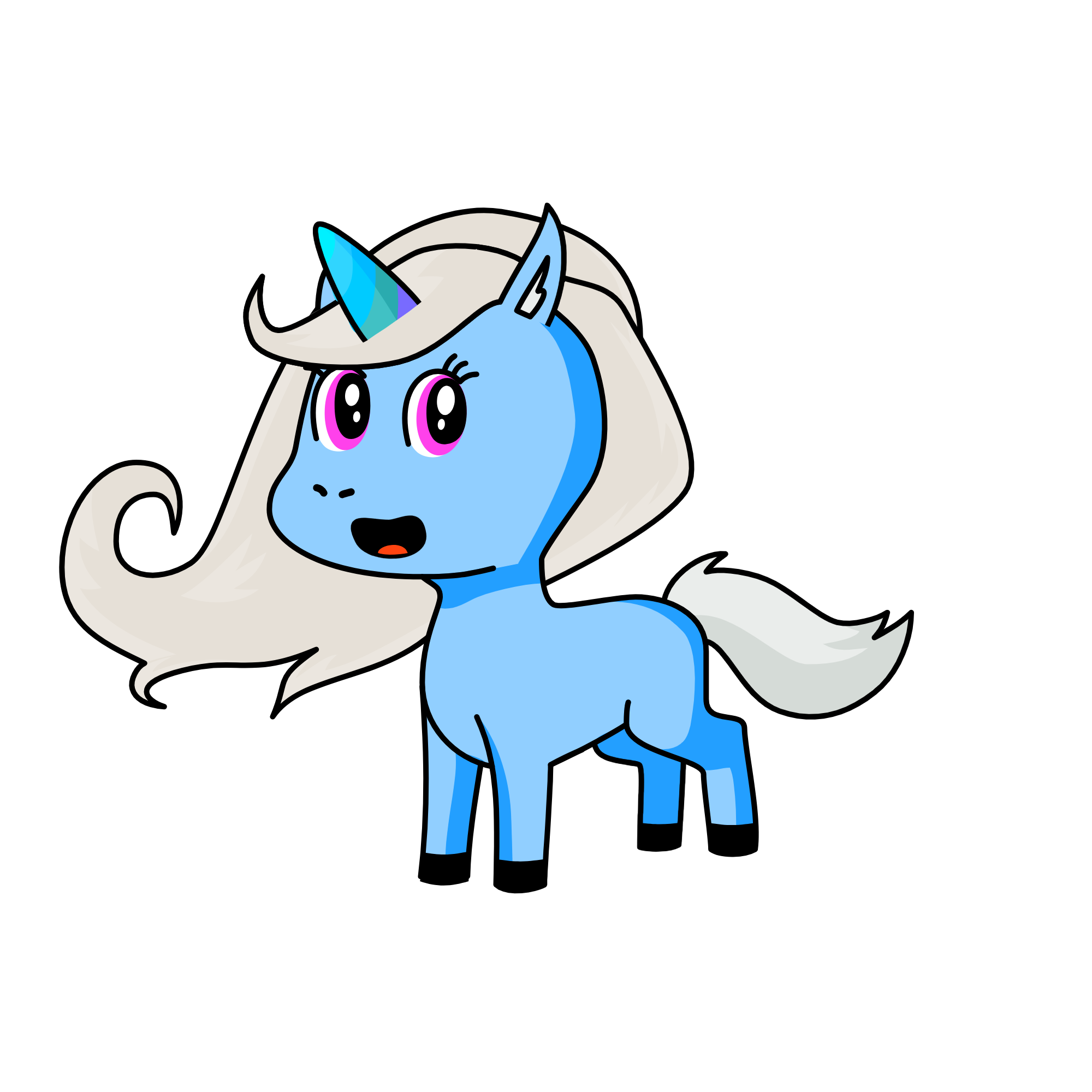 Ice Storm, the unicorn