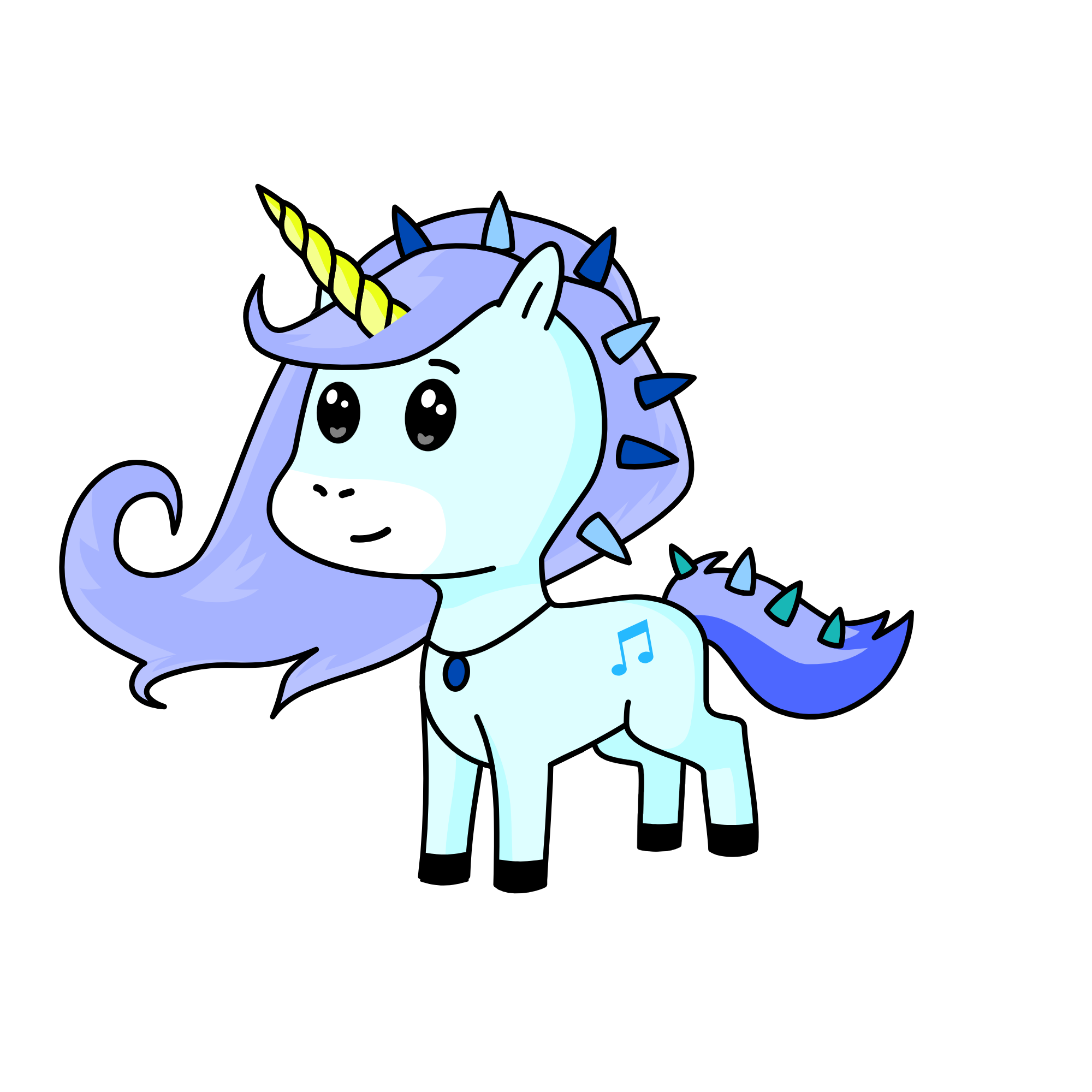 Music, the unicorn