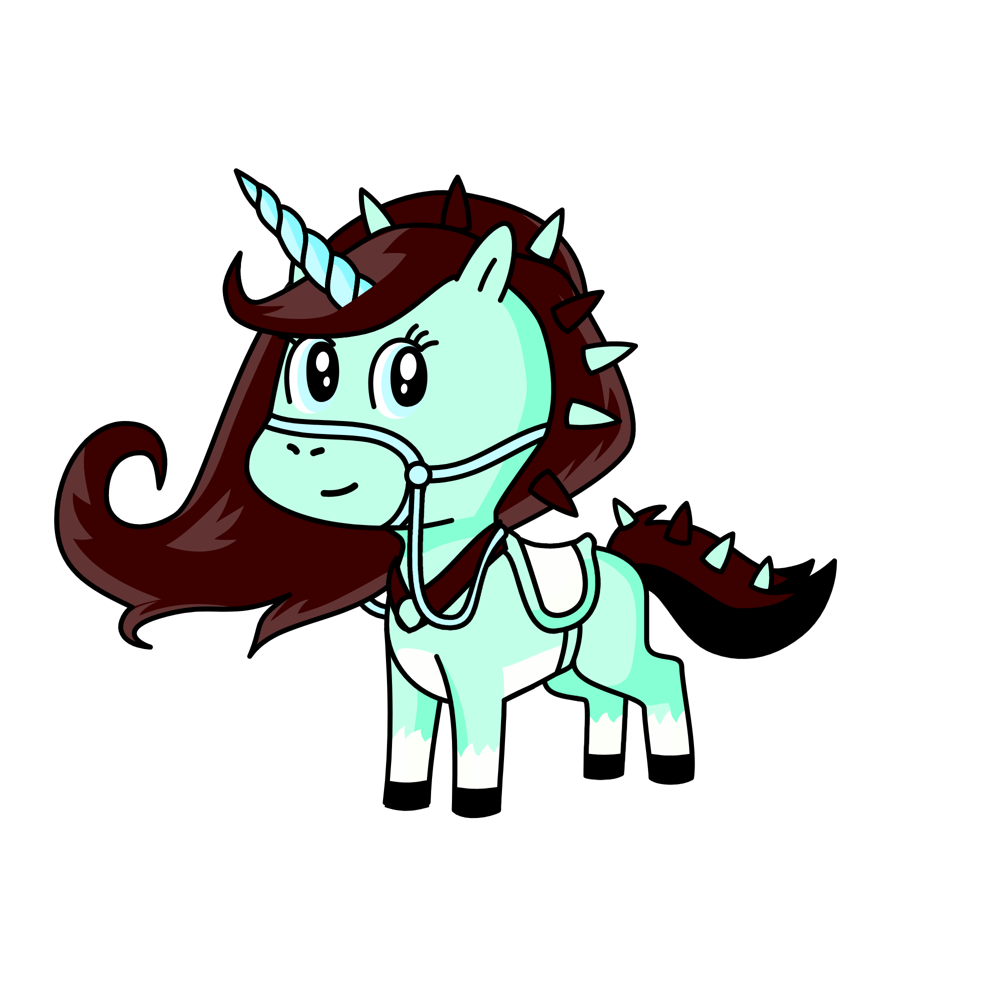 Minty, the unicorn