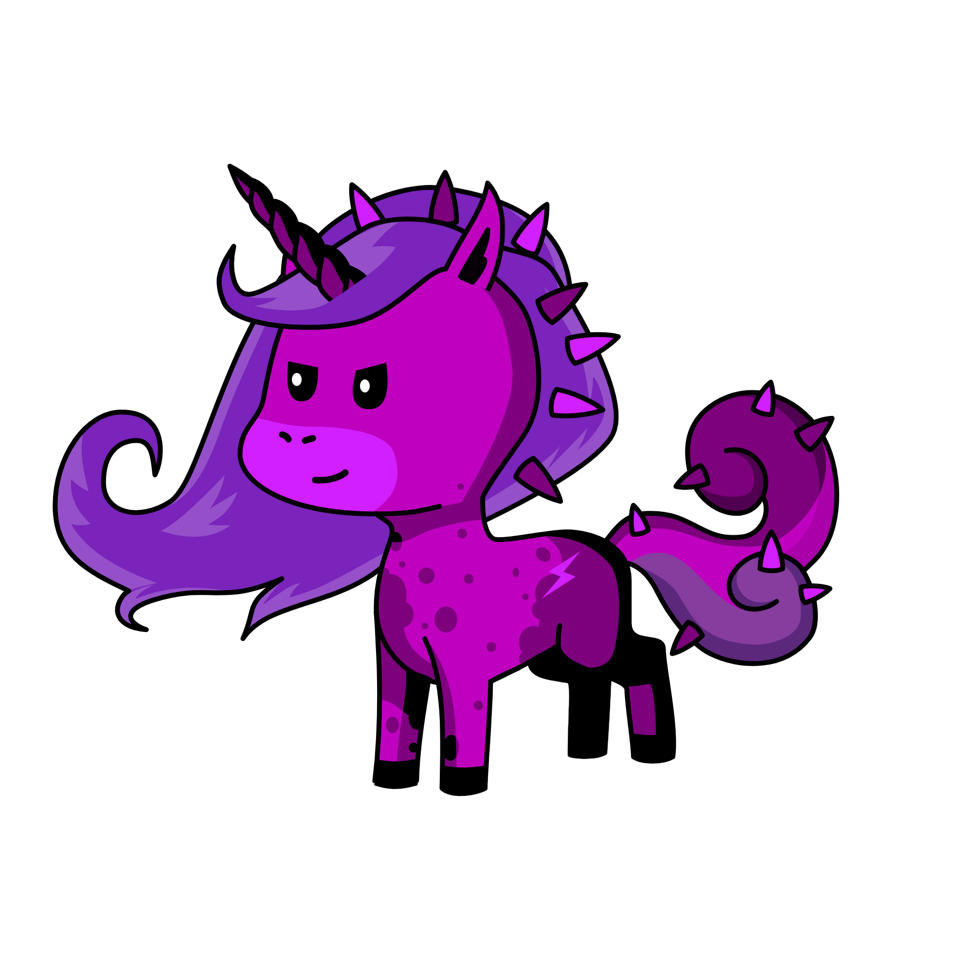 Lightning, the unicorn