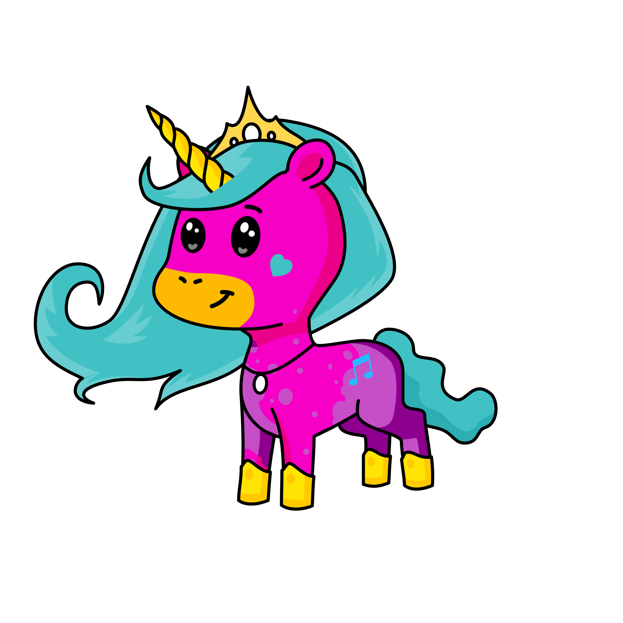 Princess Lily, the unicorn