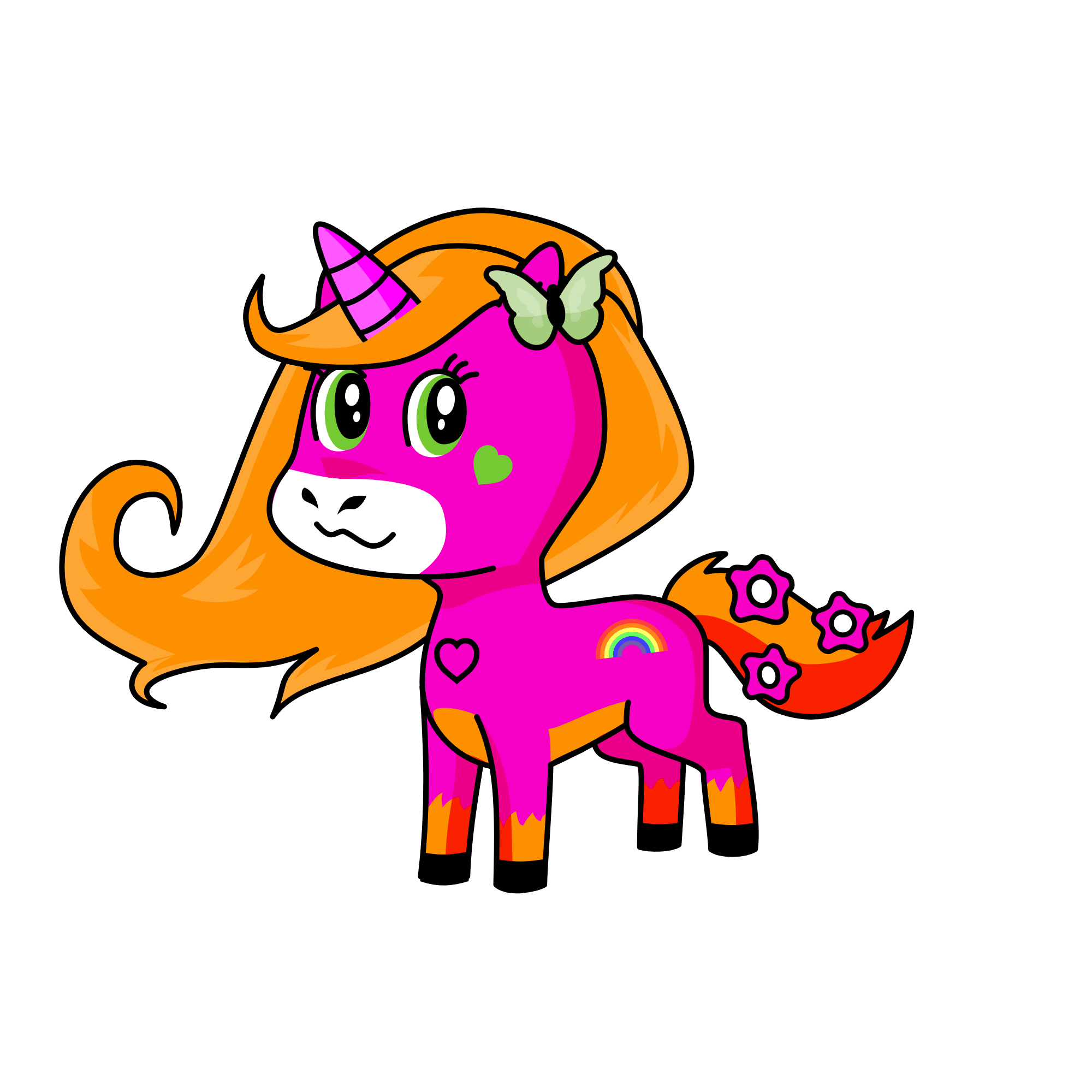 Butterfly, the unicorn