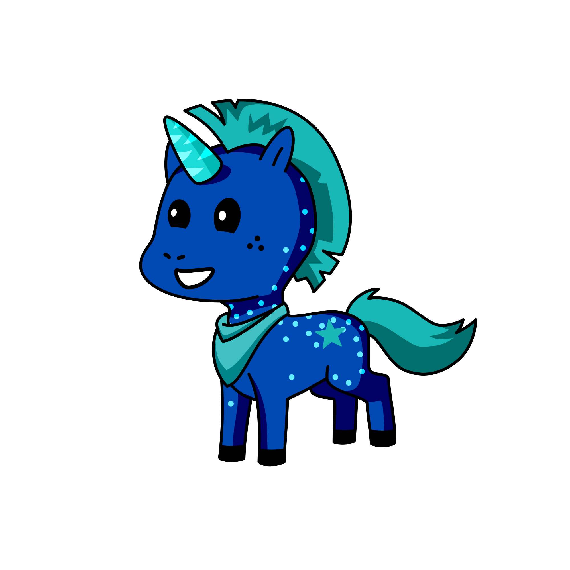 Helios, the unicorn