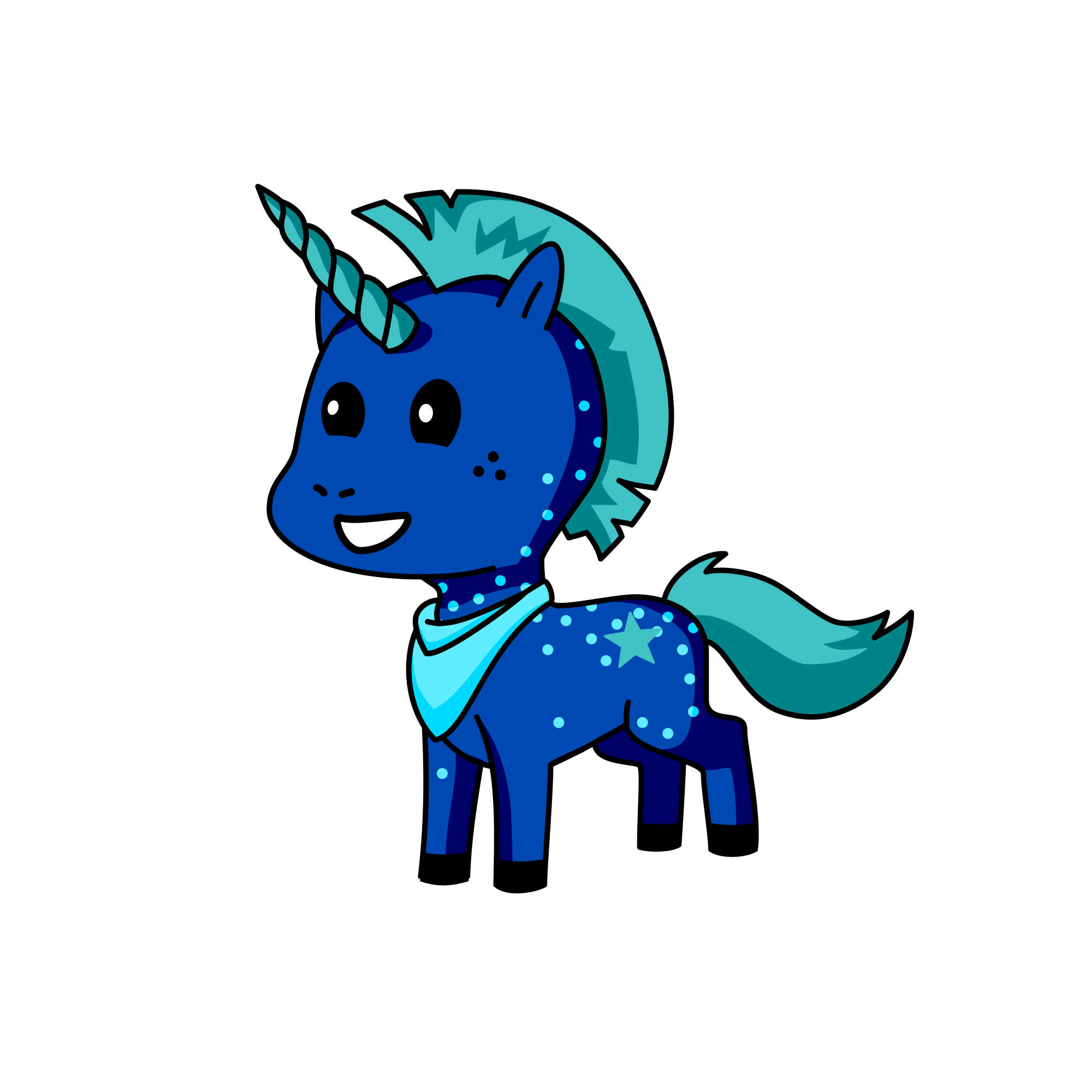 Helios, the unicorn