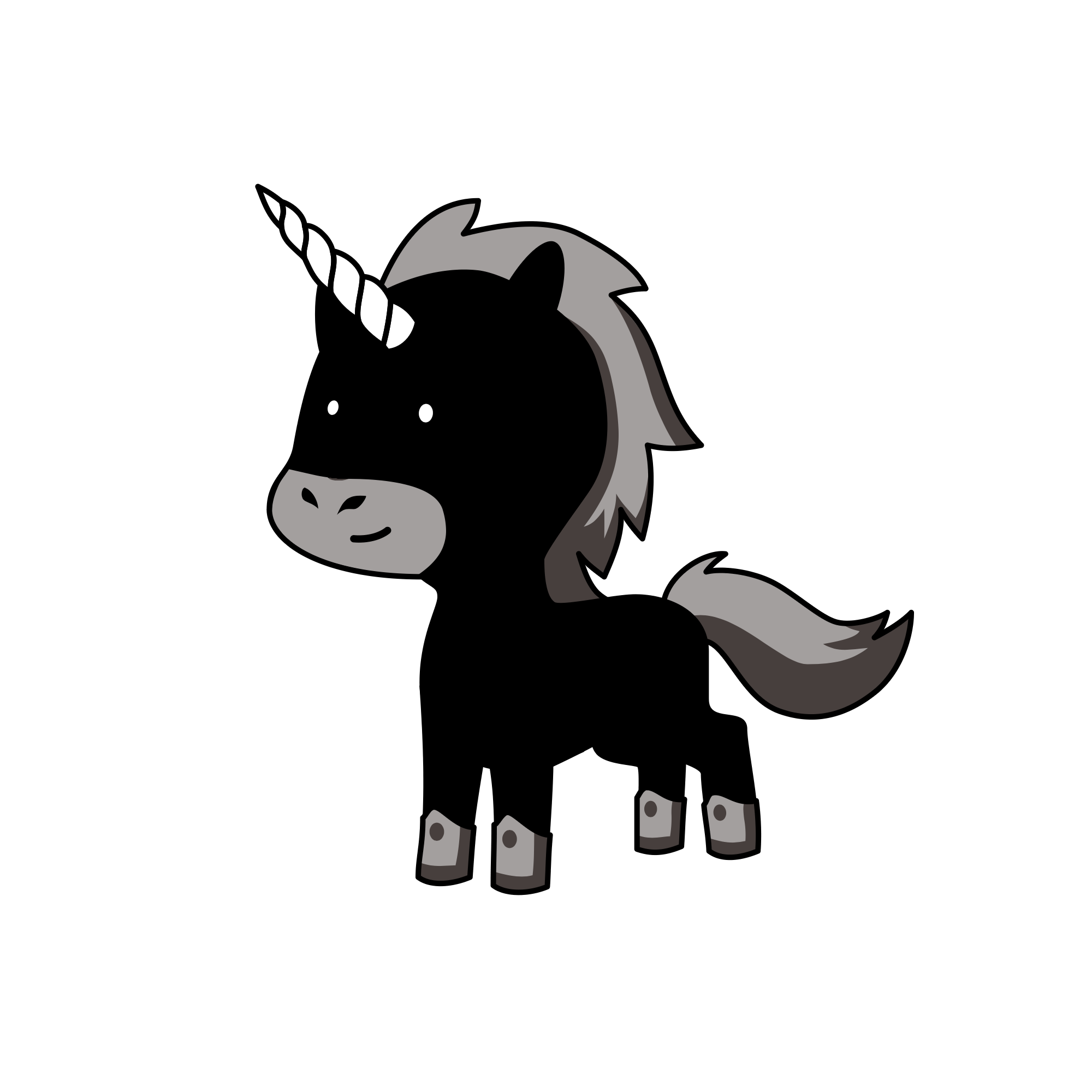 Midnight, the unicorn