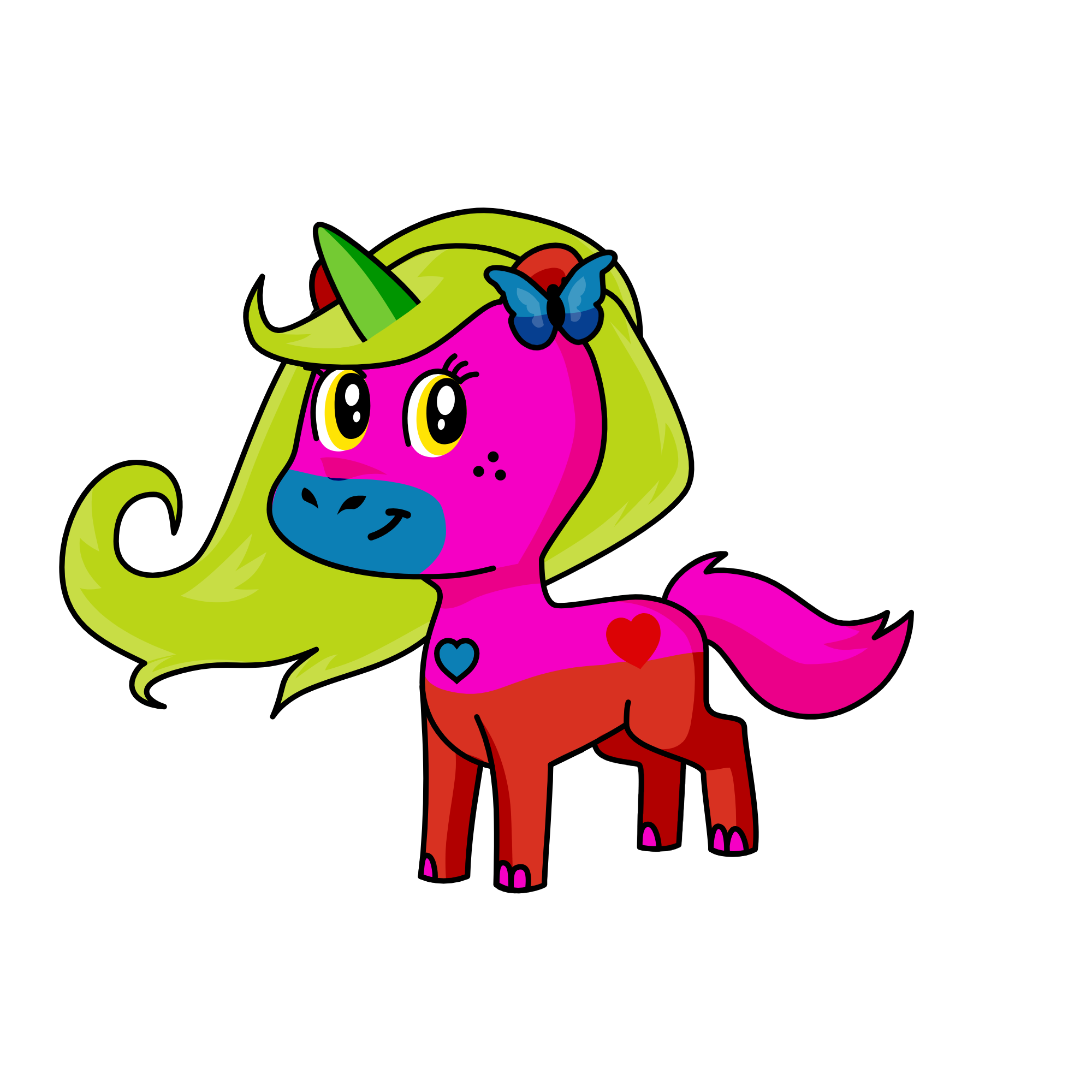 Cutie., the unicorn