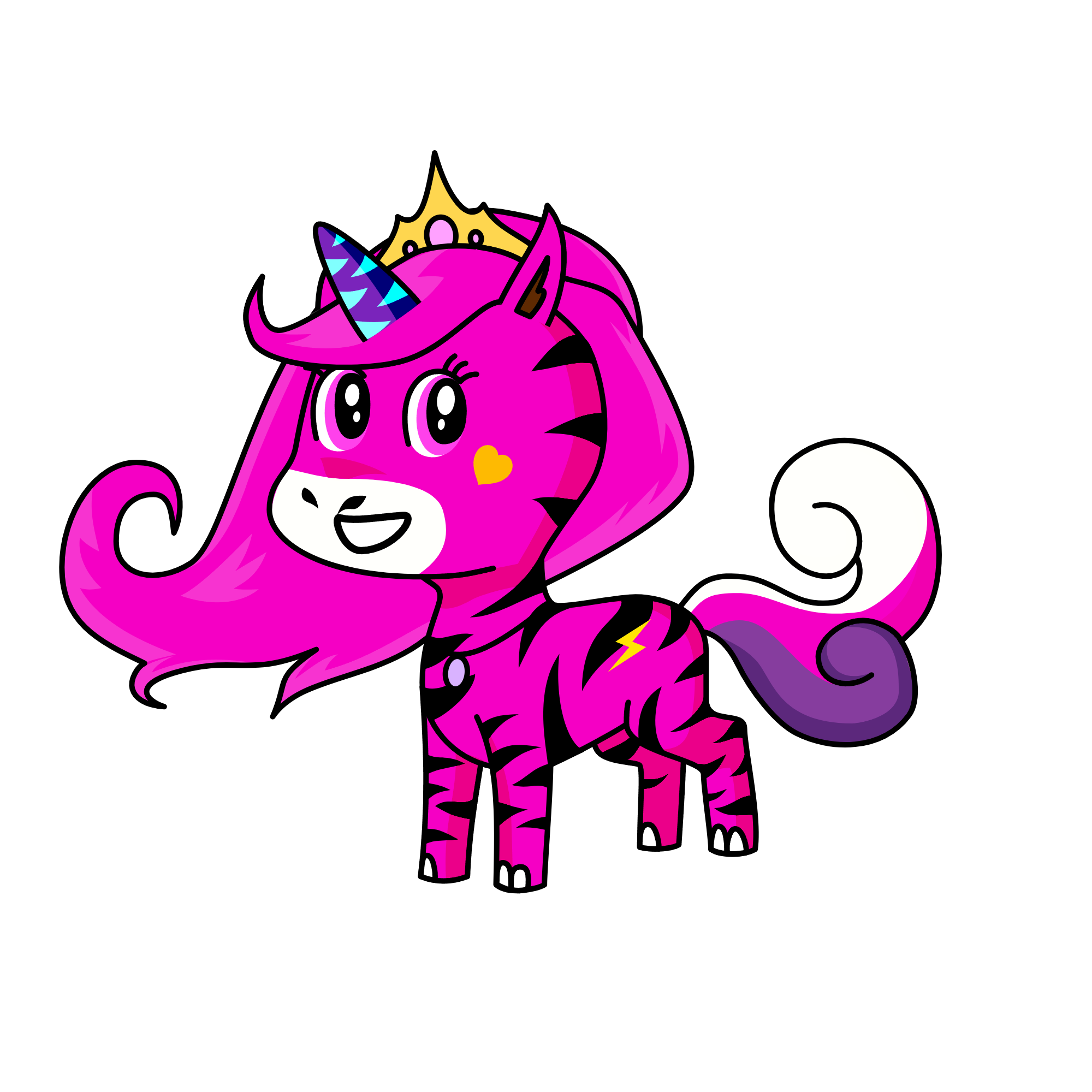 Raven, the unicorn
