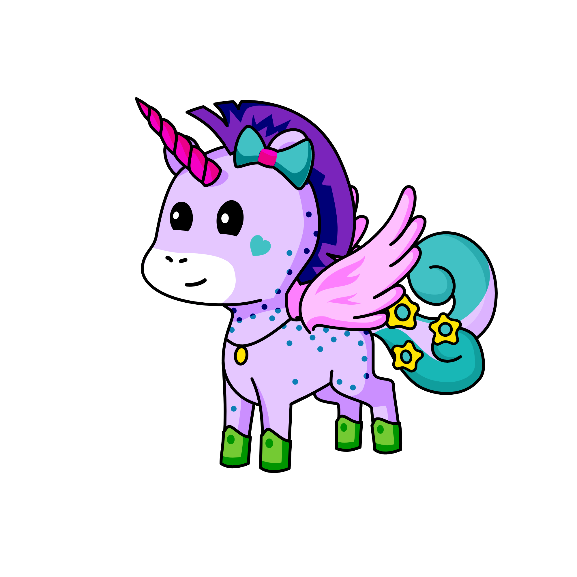 Mega Unis, the unicorn