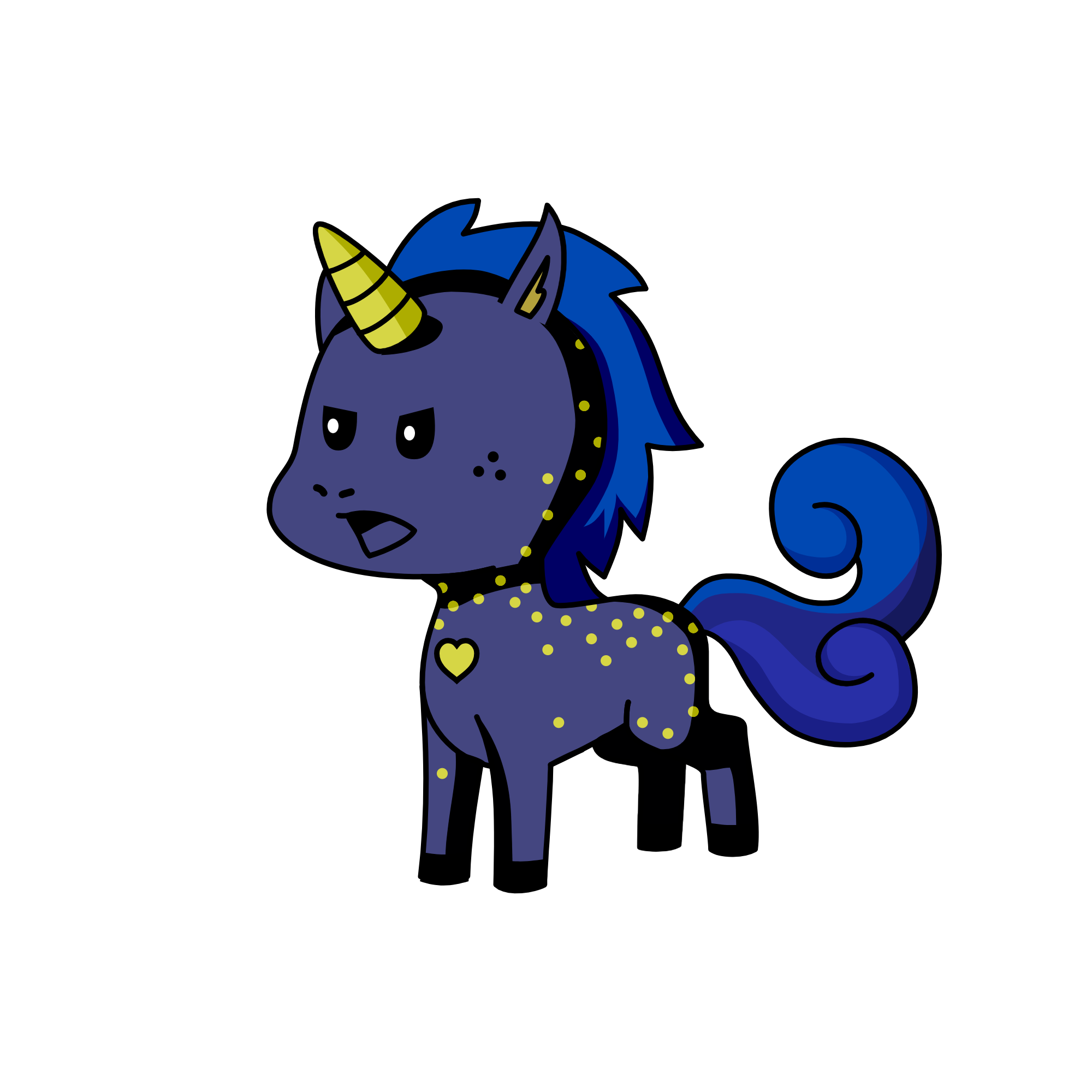 M, the unicorn