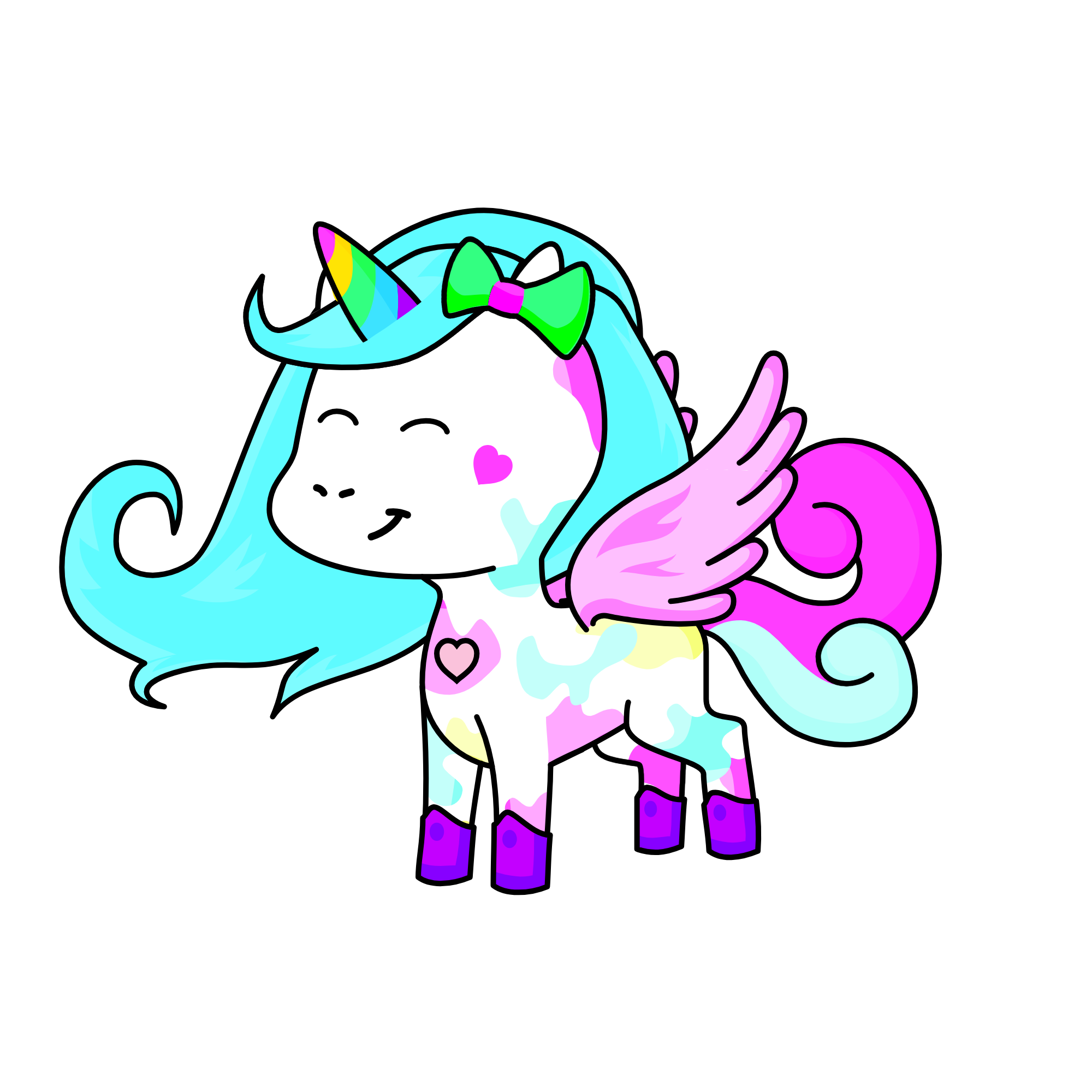 Kawaii QT, the unicorn