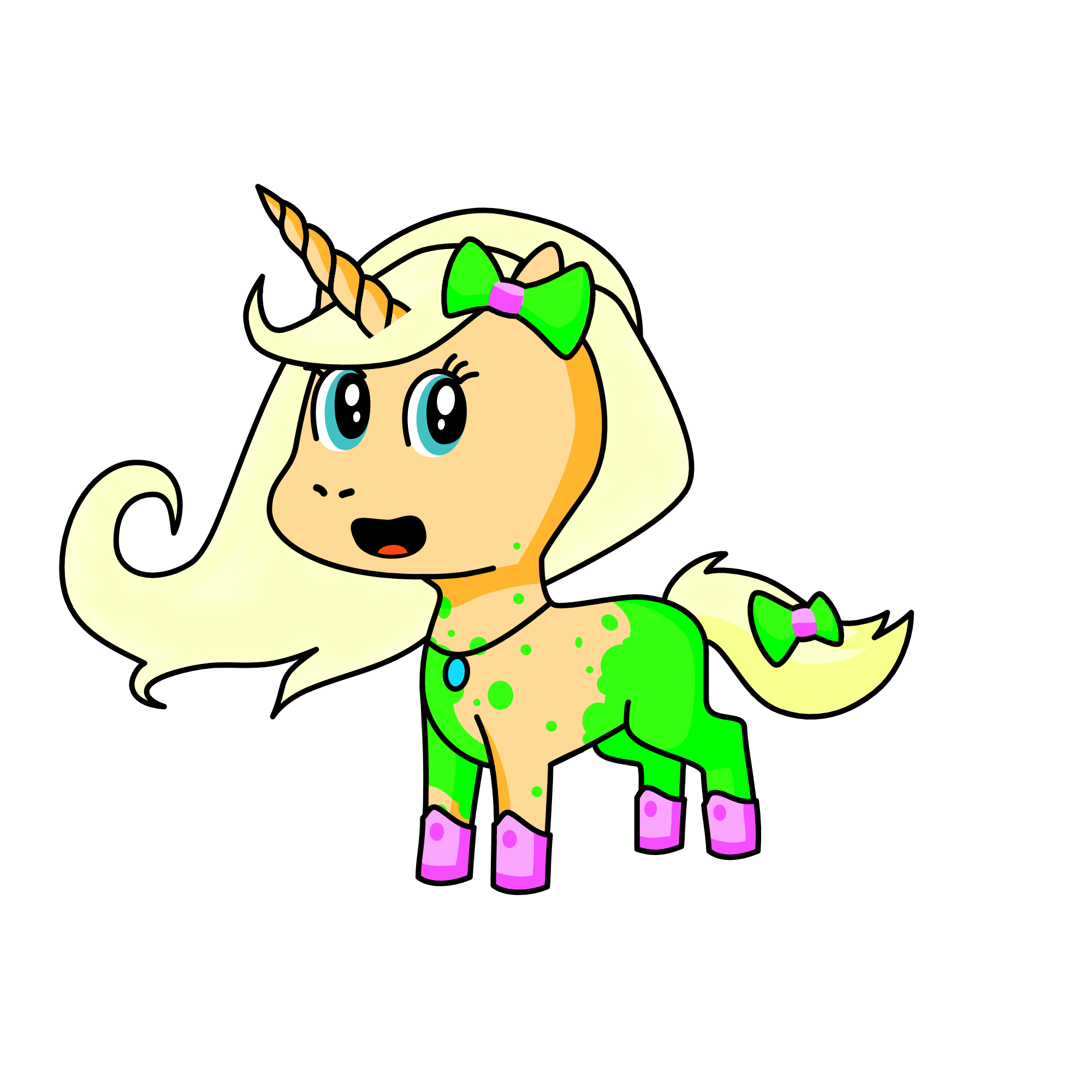 Addison, the unicorn