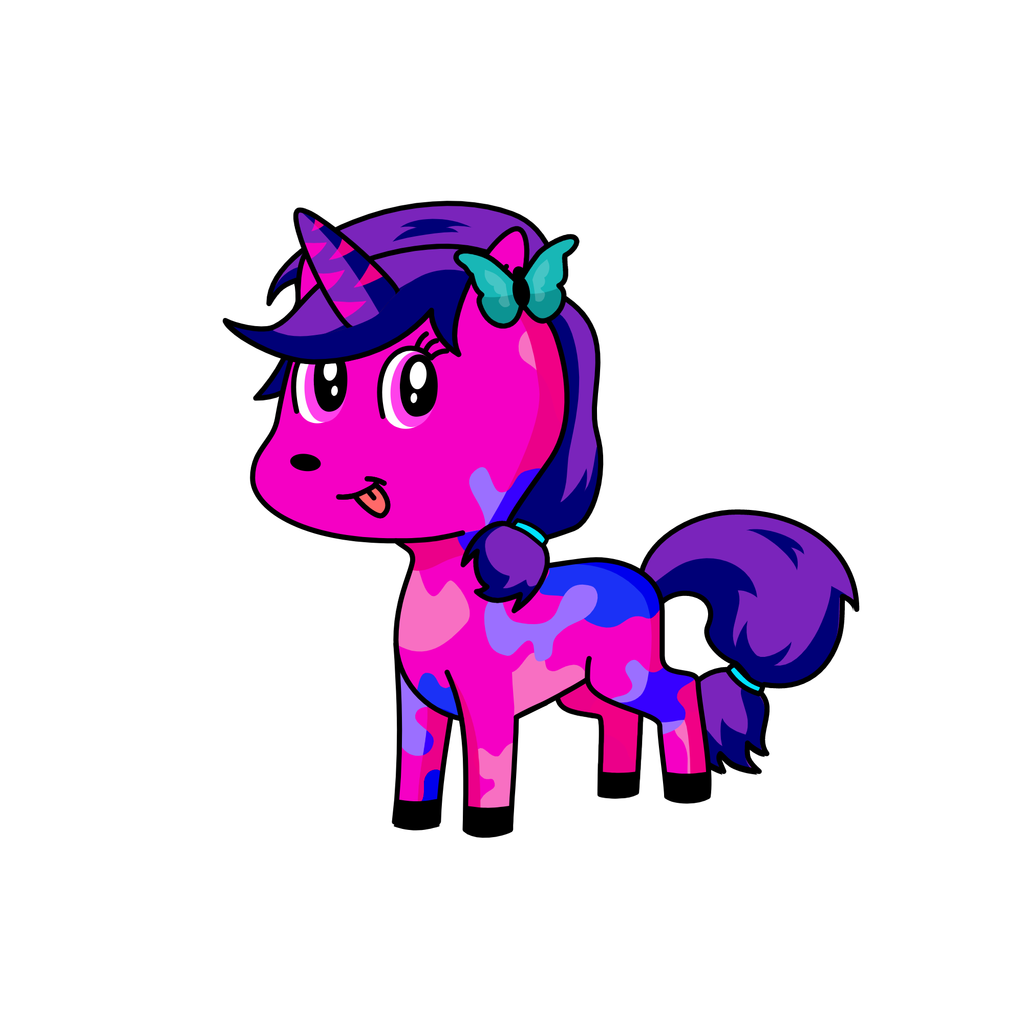 pinky, the unicorn