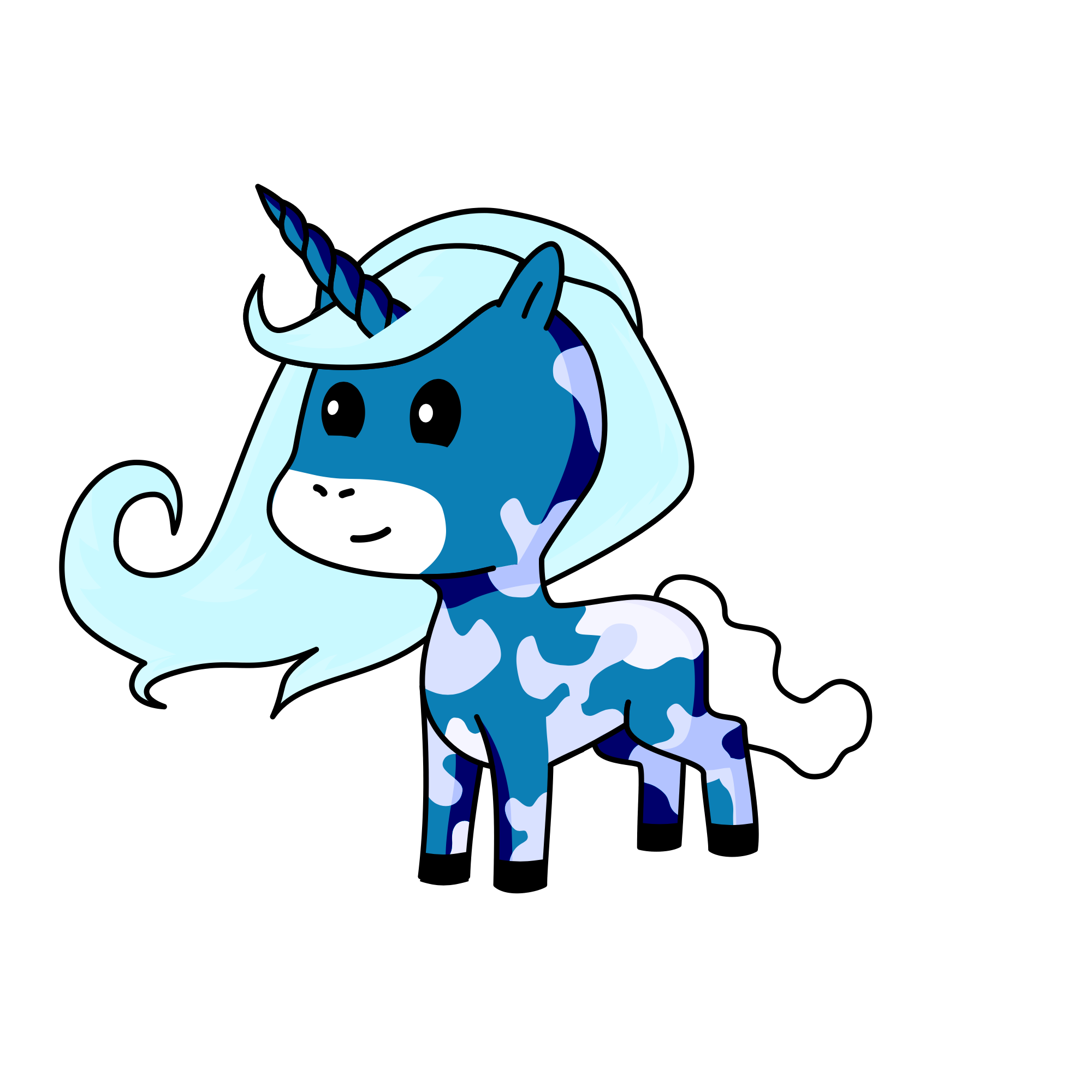 Blizzy, the unicorn