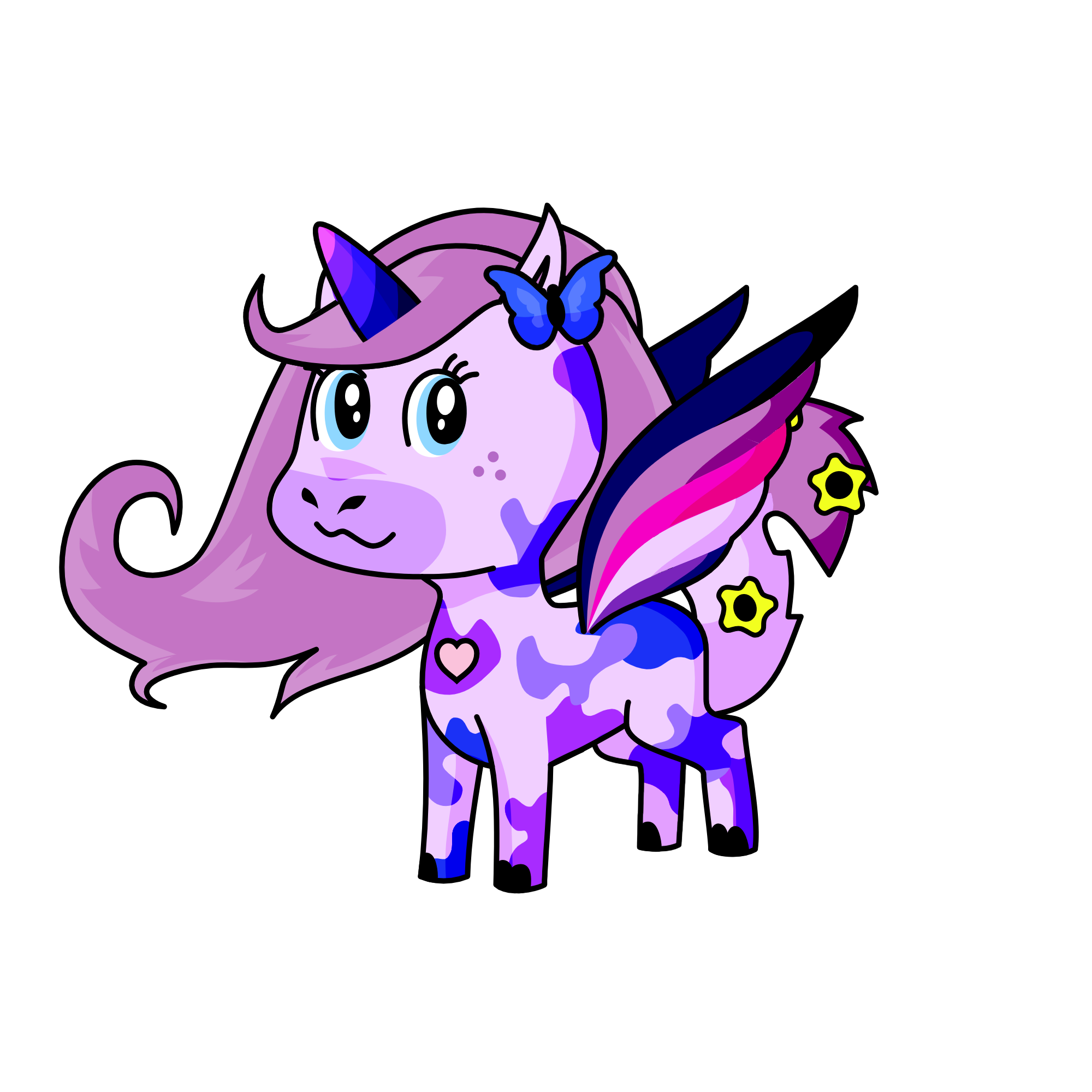 Lavender, the unicorn