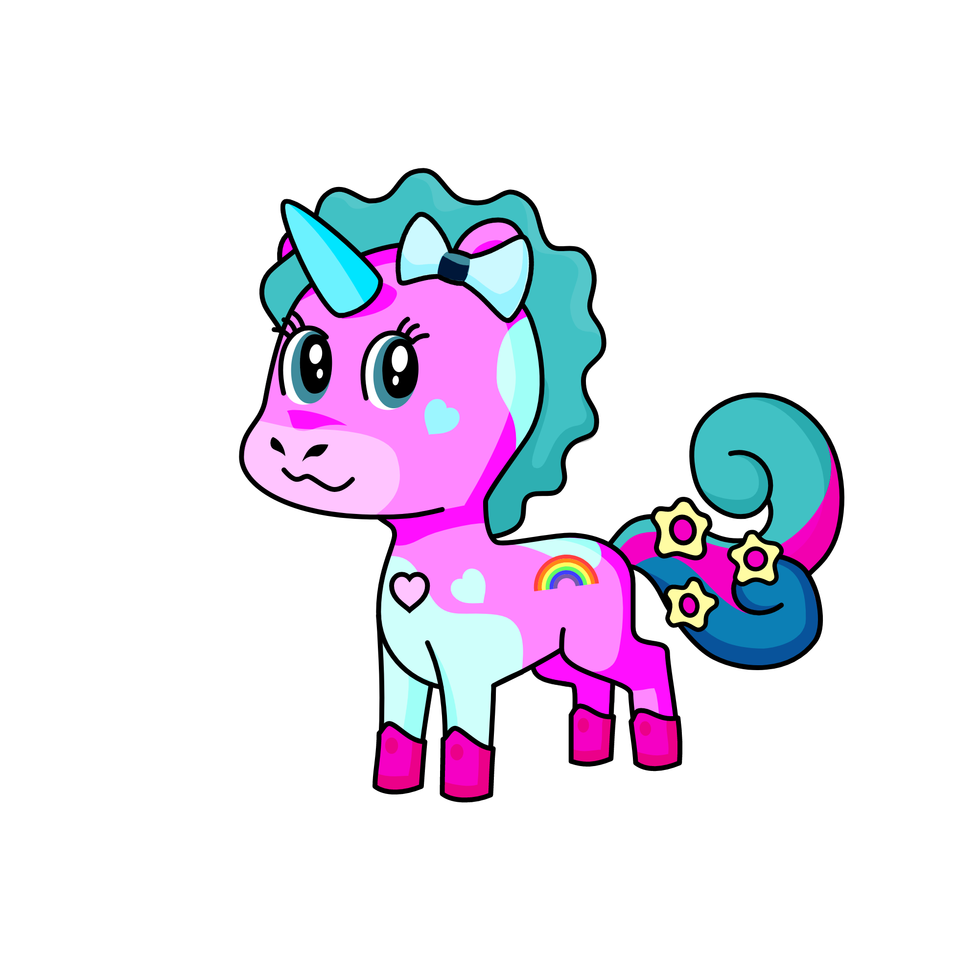 Polly Pockets, the unicorn