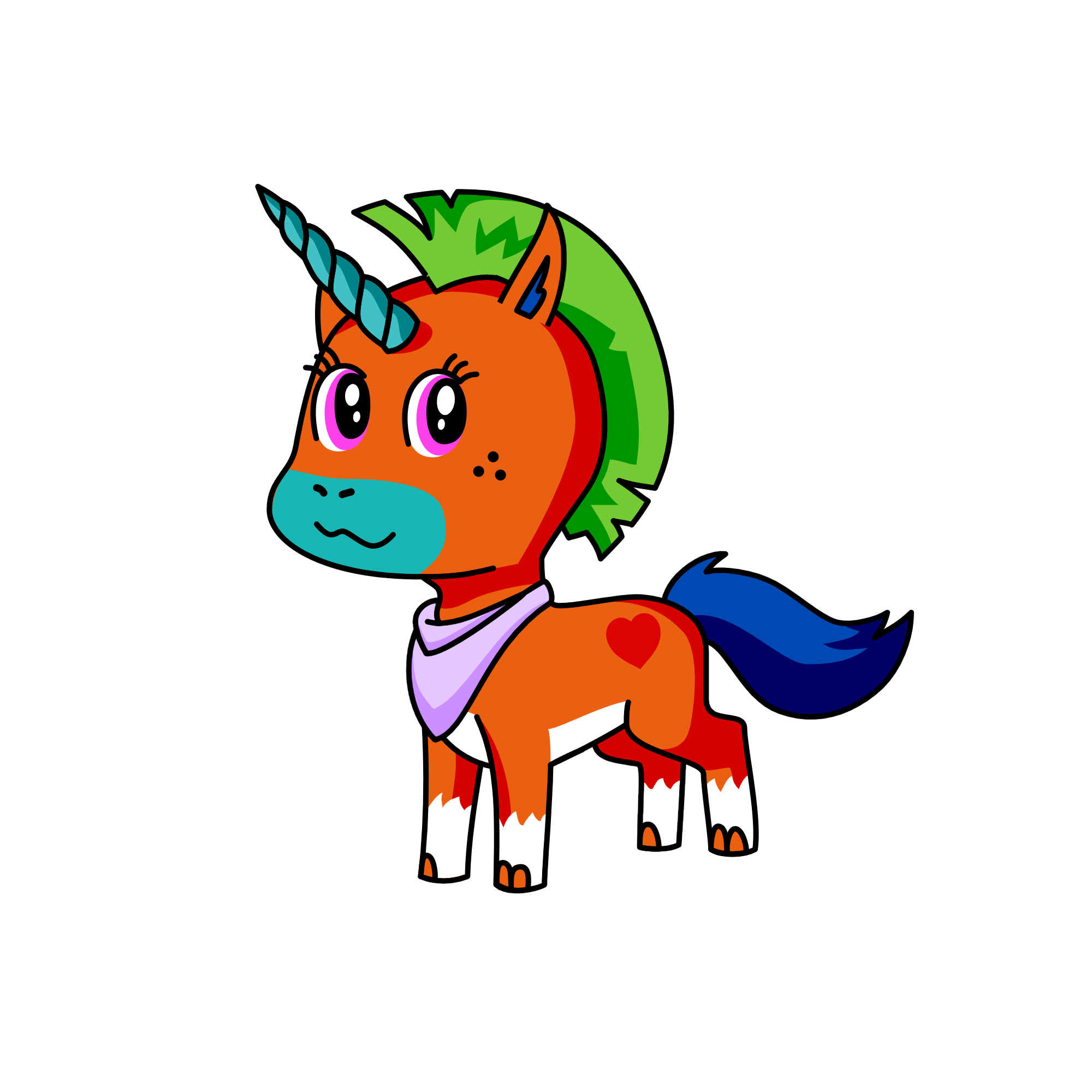 Turtle, the unicorn