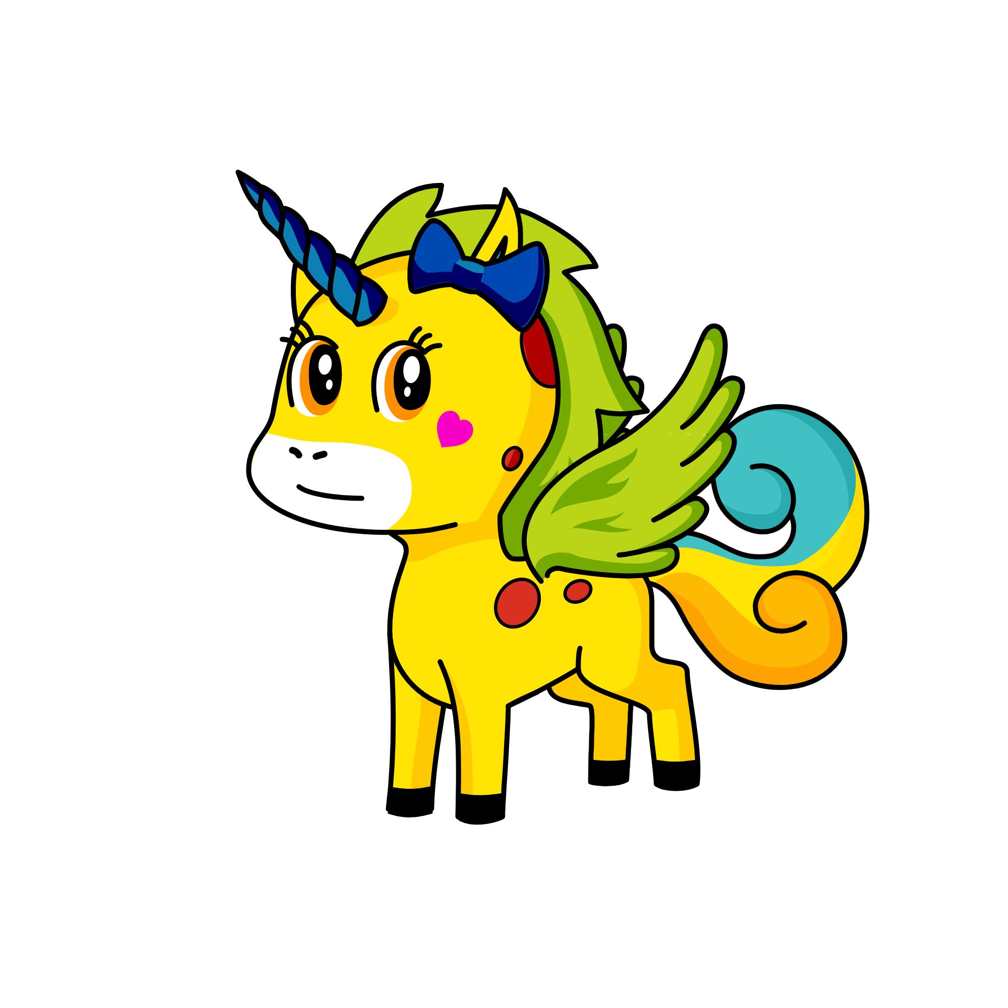 Wau-Wau-Wingy, the unicorn
