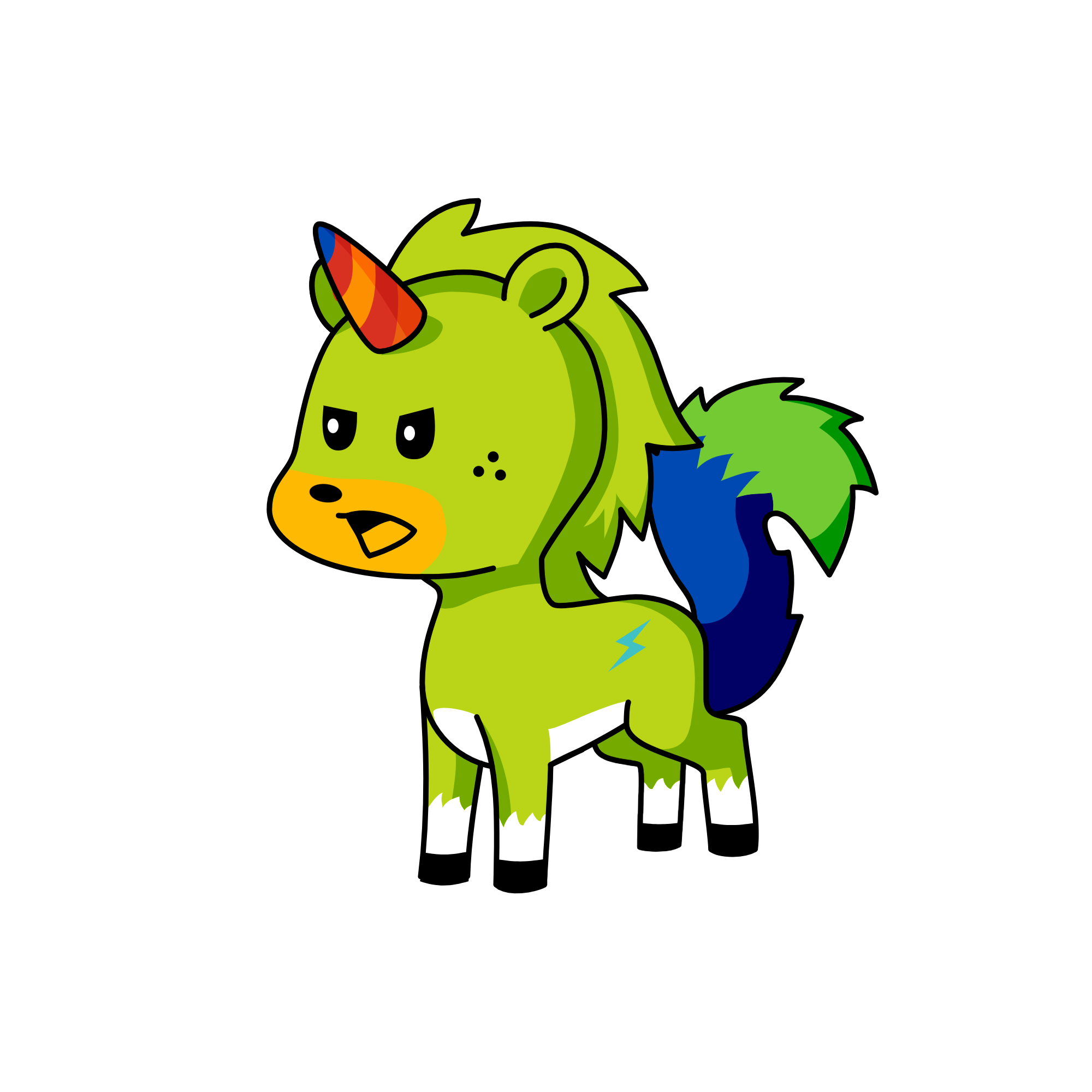 poop, the unicorn