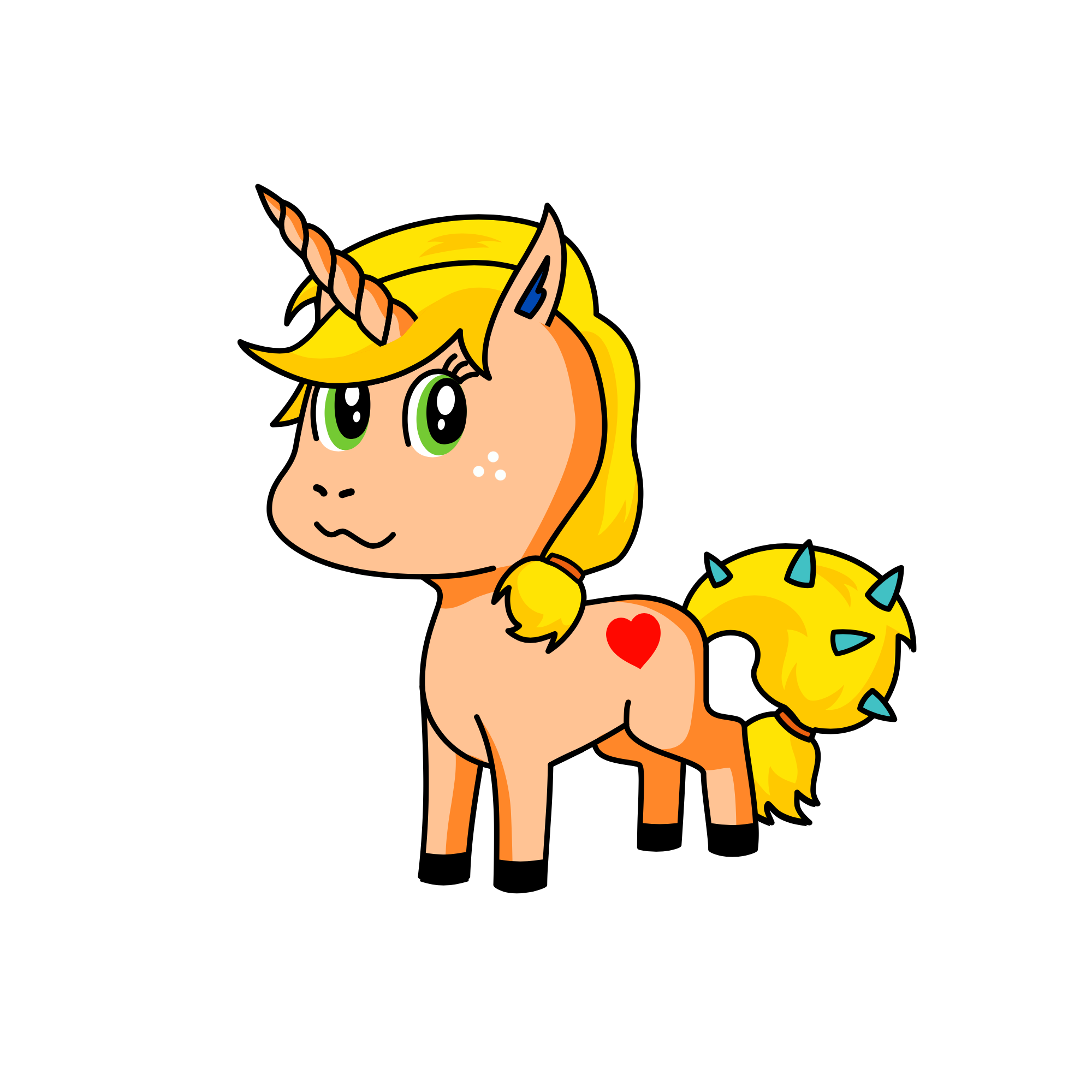mlp aj, the unicorn