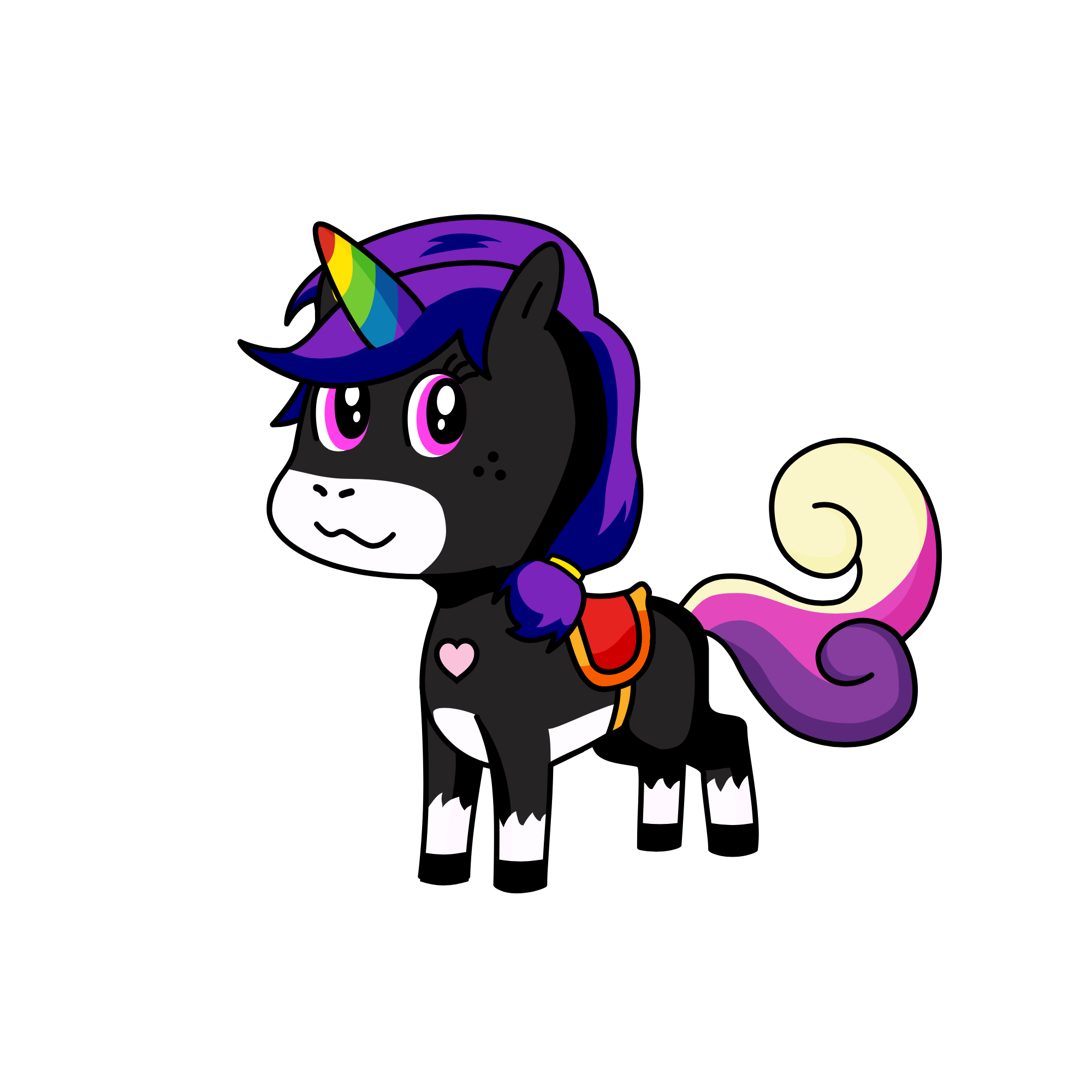 Cookie Rain, the unicorn