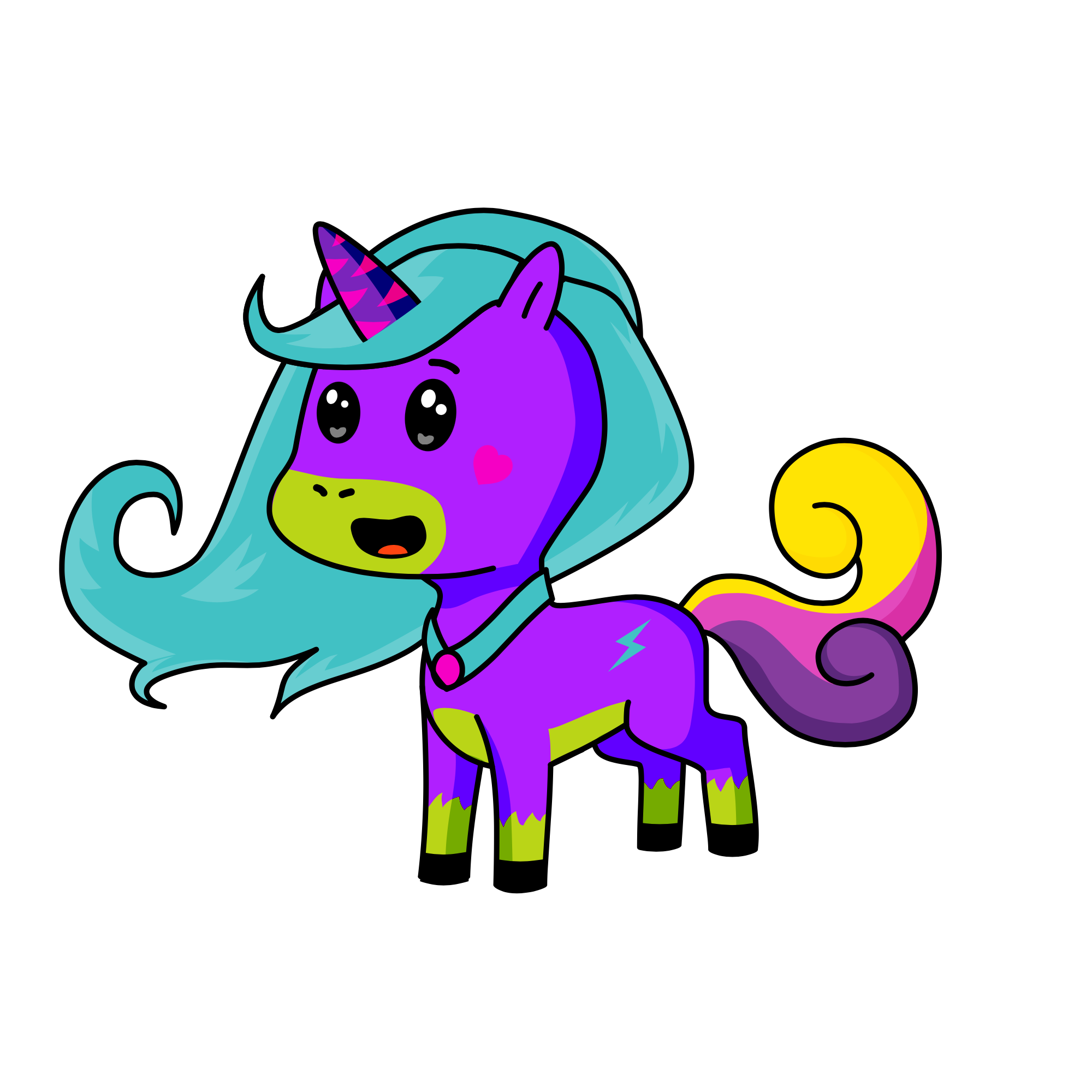 Fluttershy, the unicorn