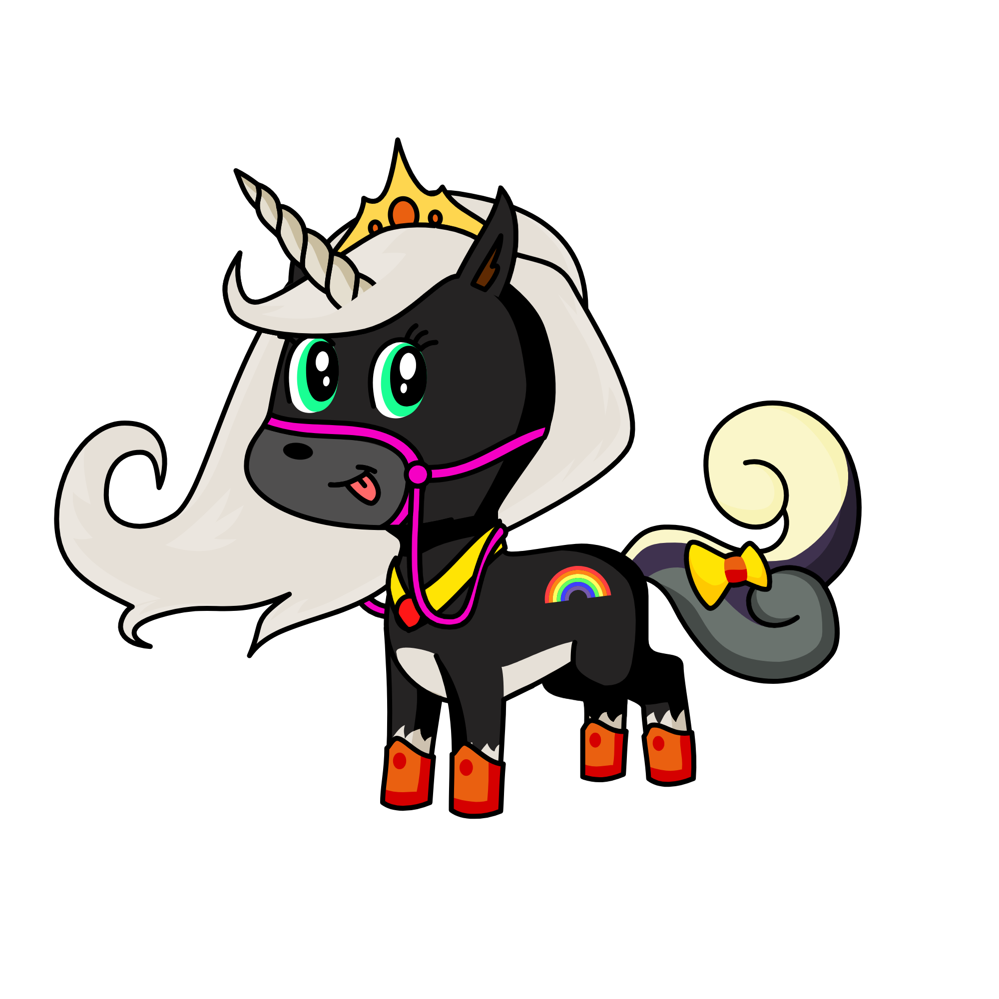 Hachi Uni :3, the unicorn