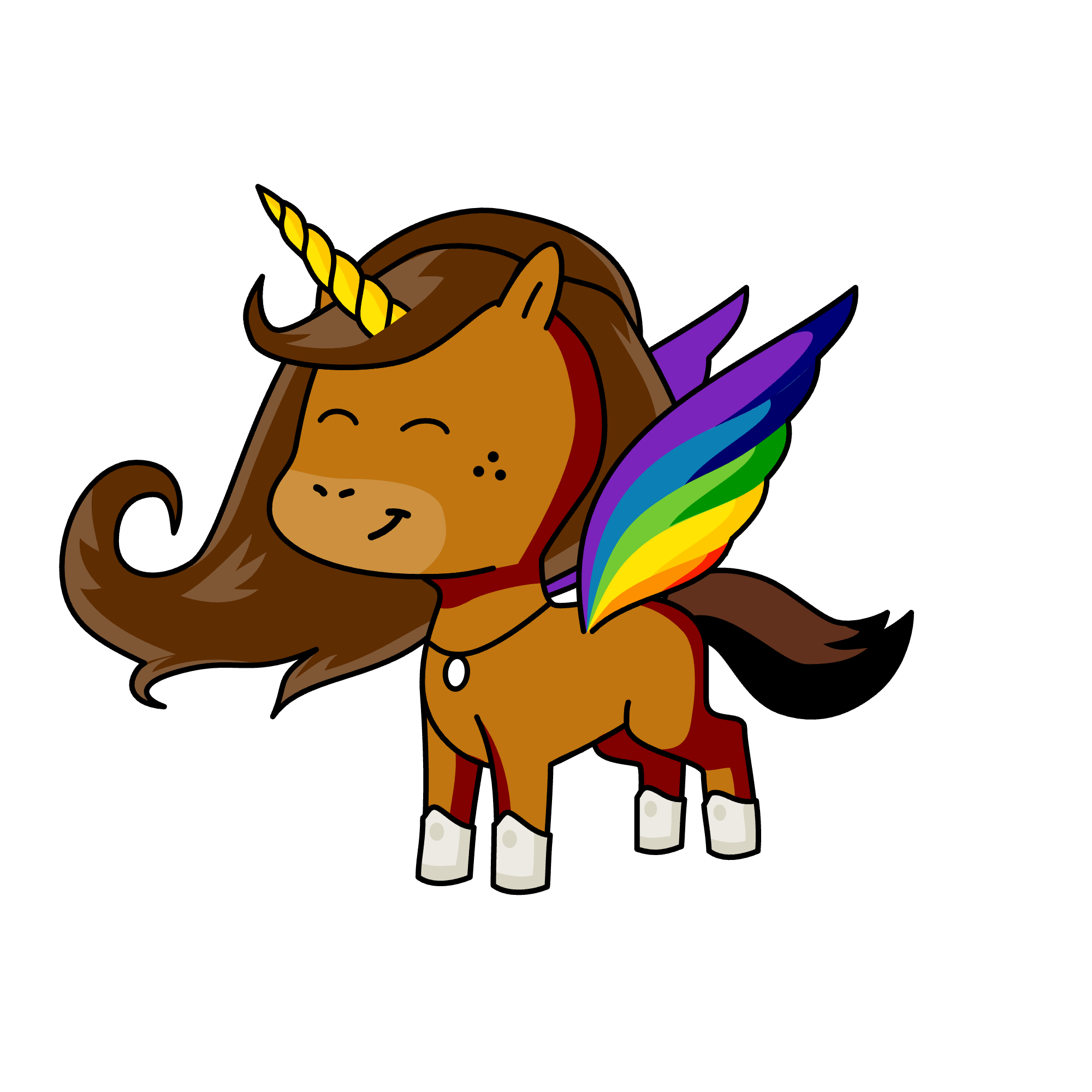 Hoofie, the unicorn