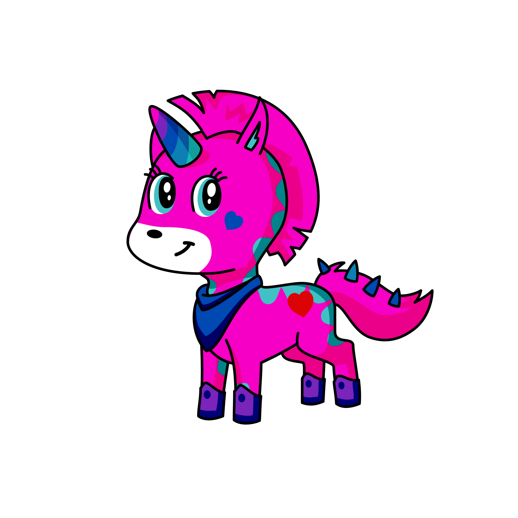 jj, the unicorn