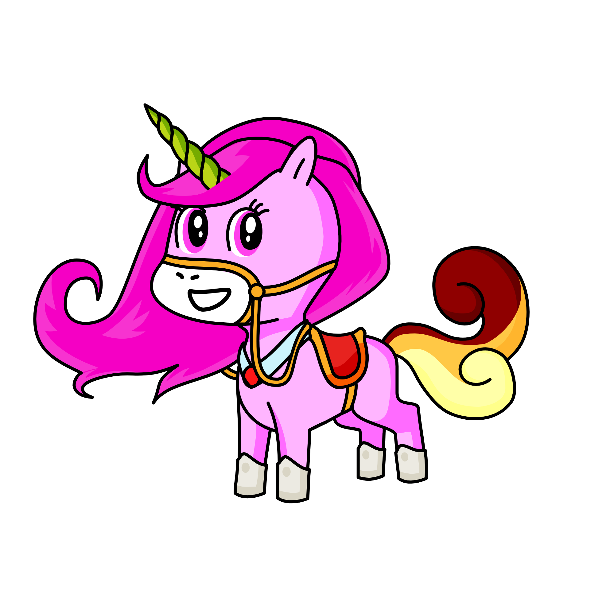 Royal Rose, the unicorn