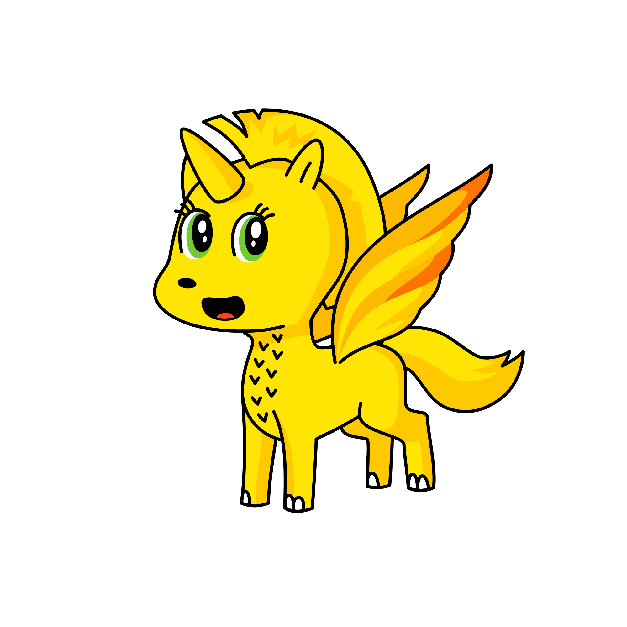 Sunny, the unicorn