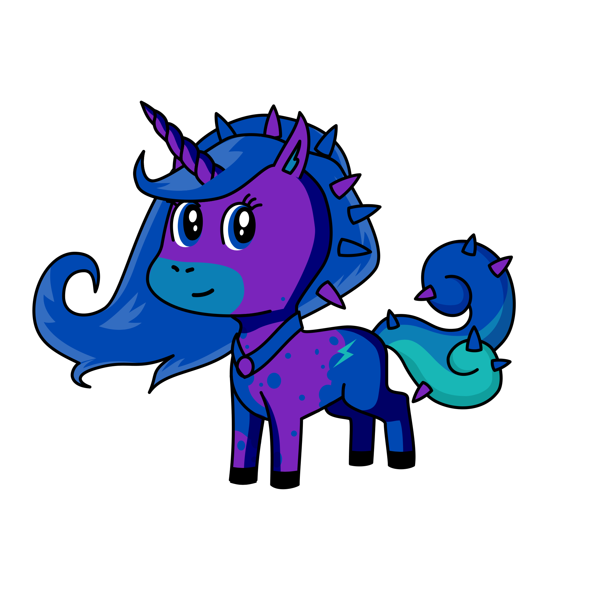 Midnight, the unicorn