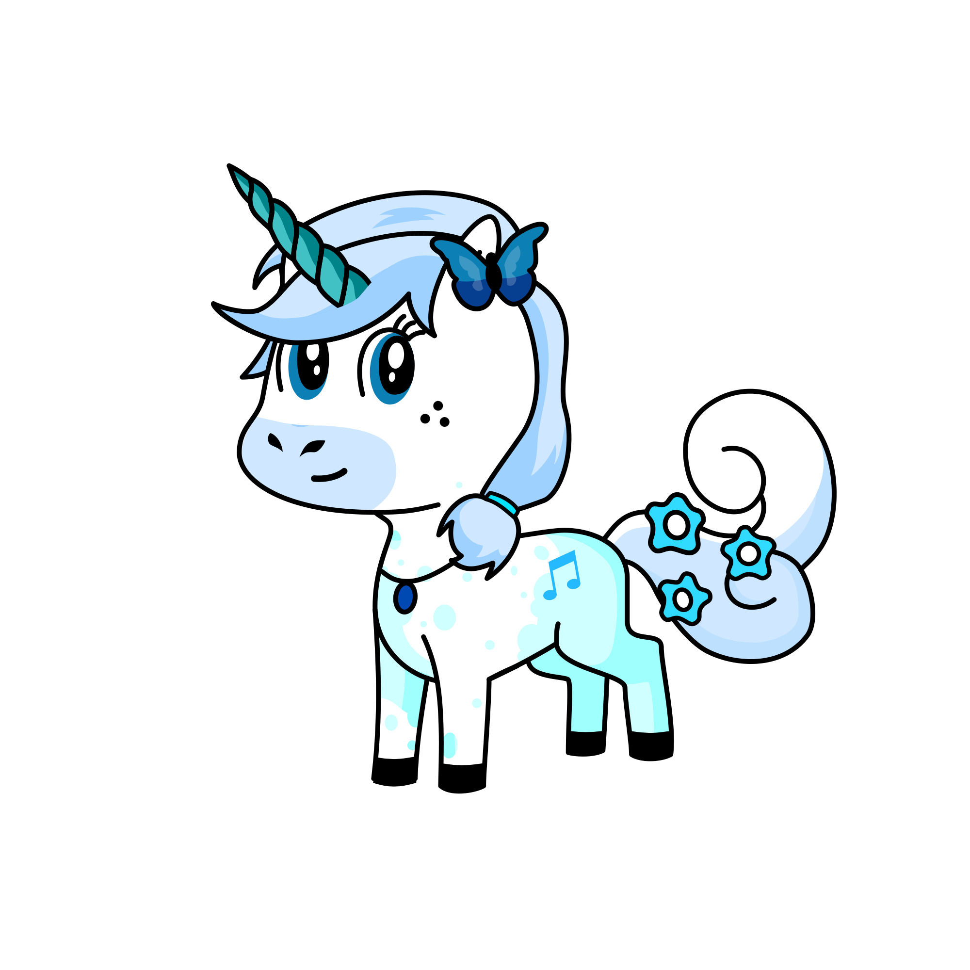 Glacier, the unicorn