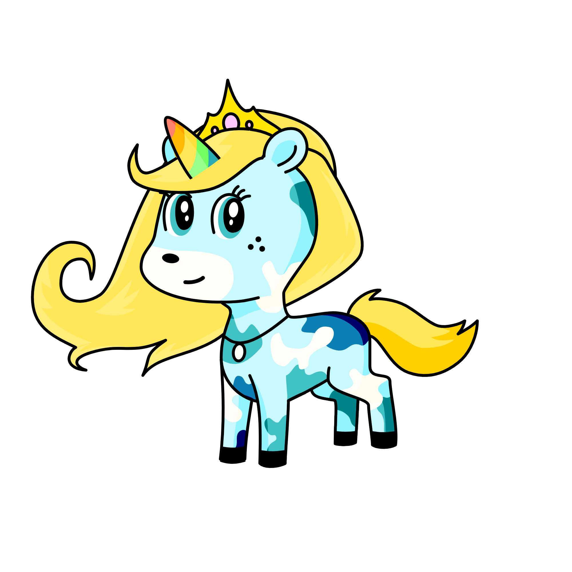 Winter, the unicorn